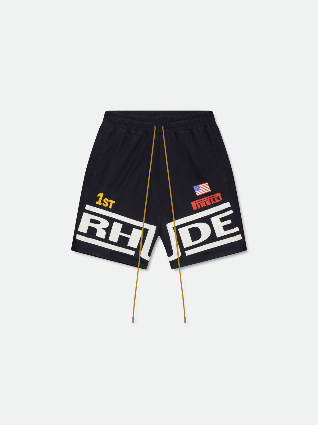 RHUDE CHAMPIONS LOGO SHORTS