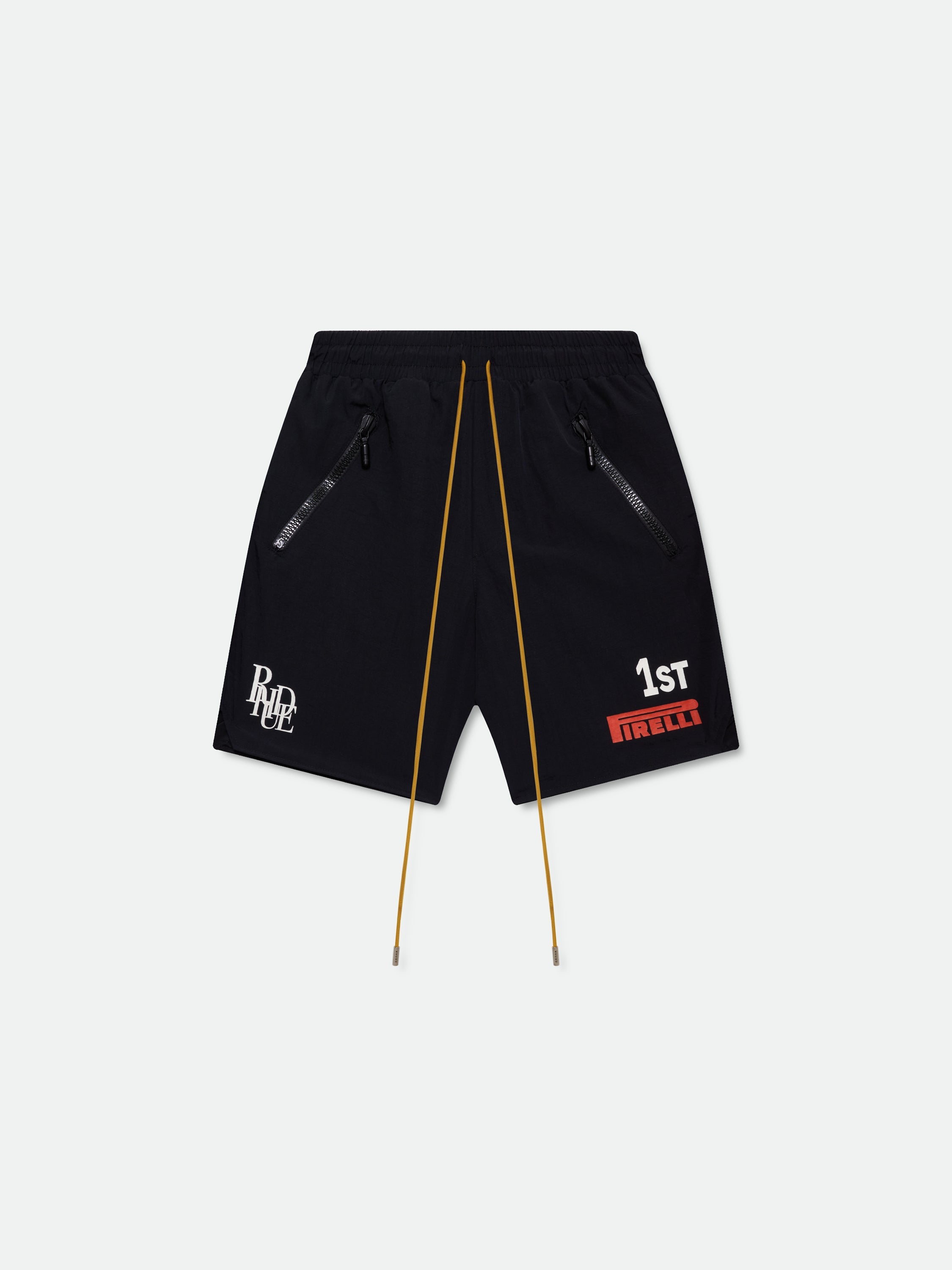 RHUDE 1ST LOGO SHORTS