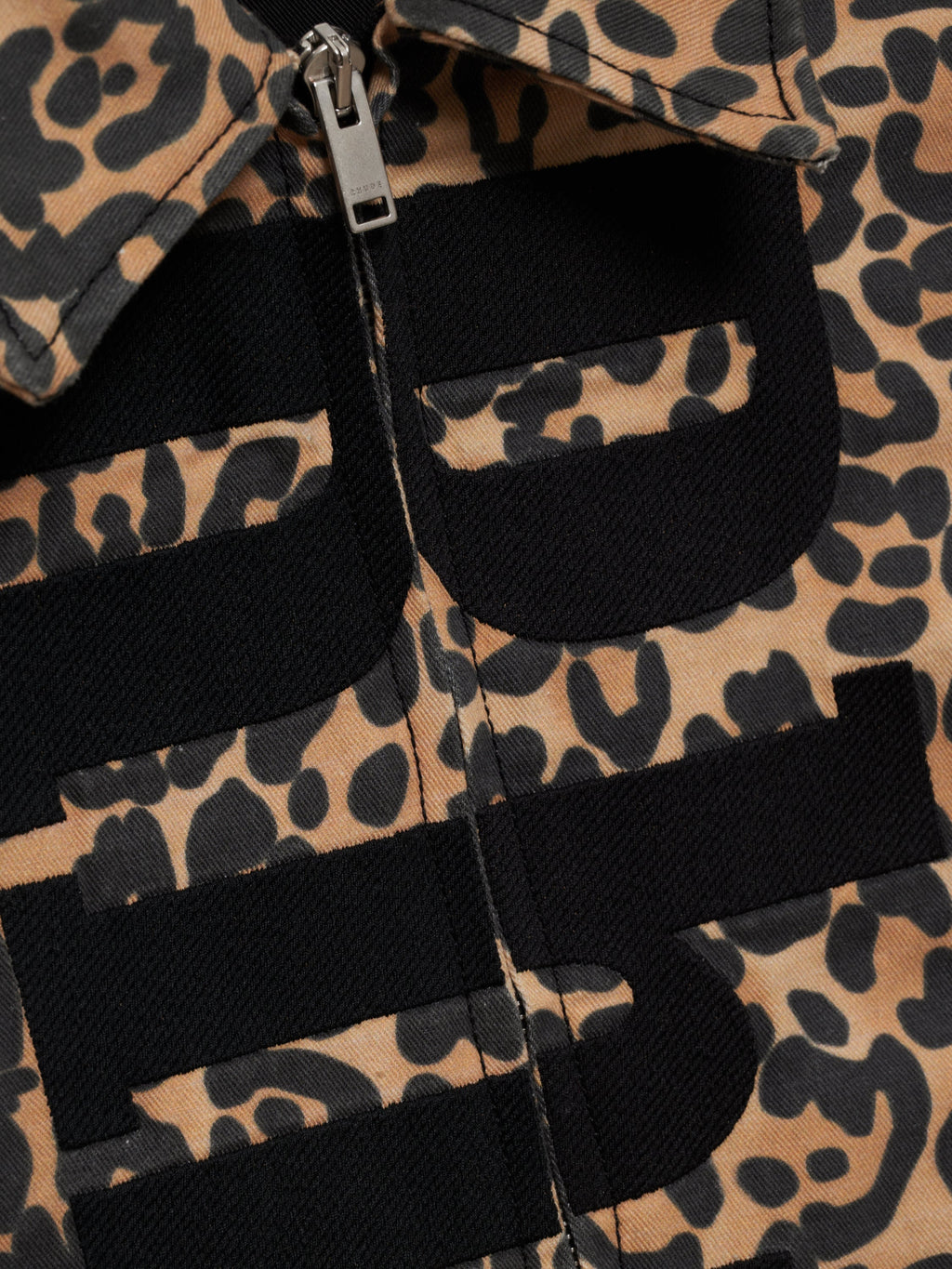 LEOPARD OVERSIZED WORK JACKET