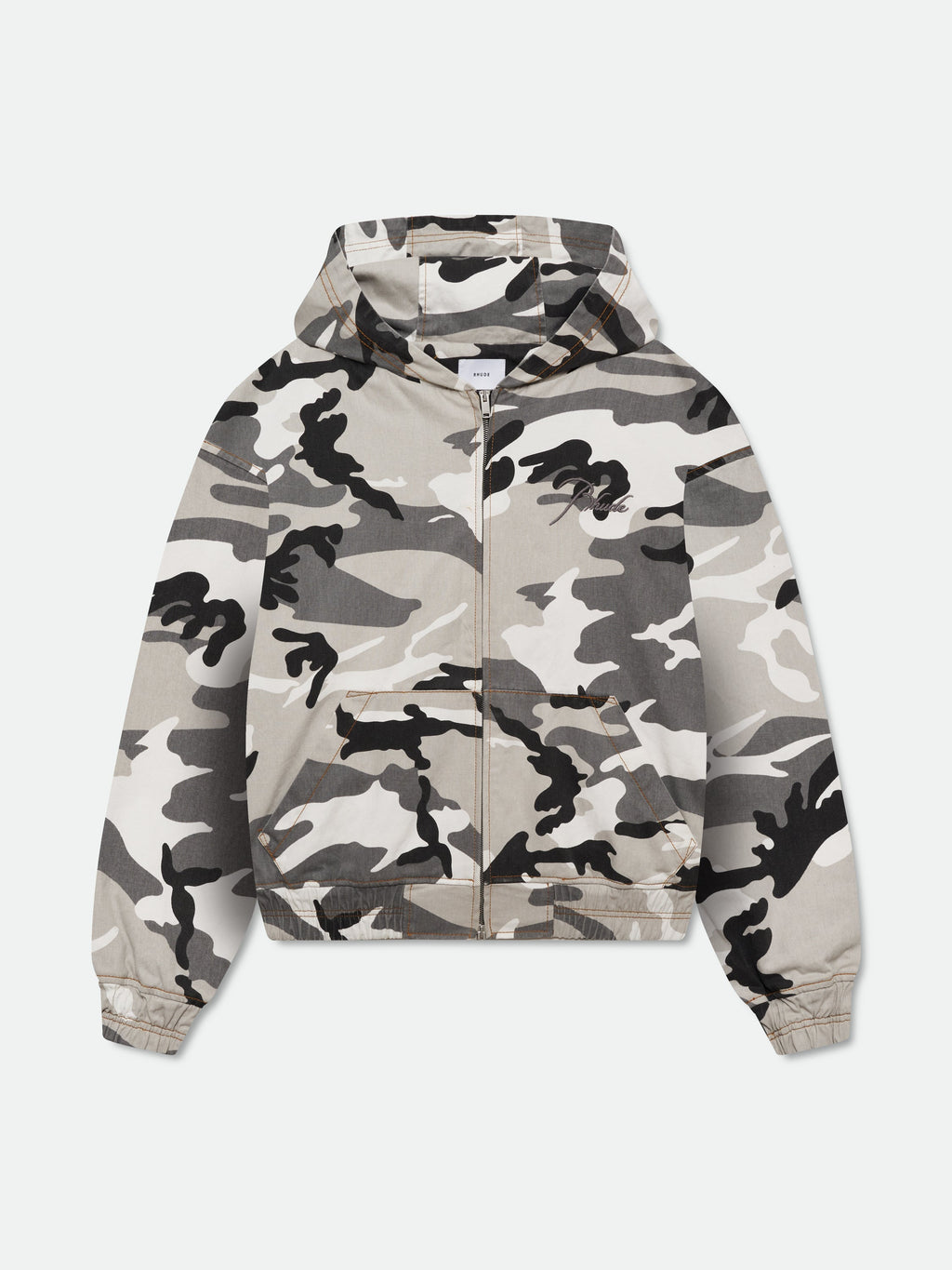 WASHED CAMO WORK JACKET