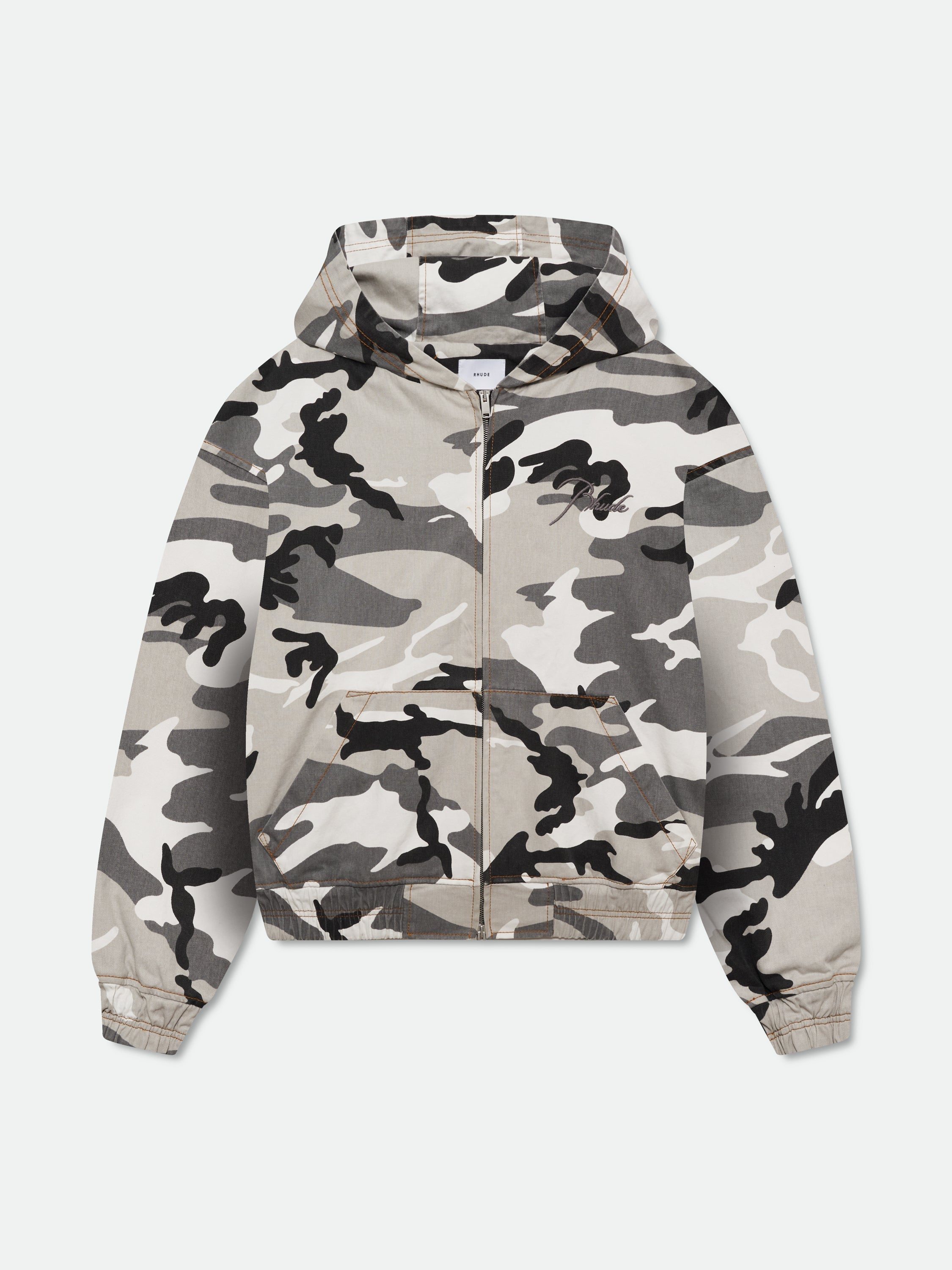 WASHED CAMO WORK JACKET