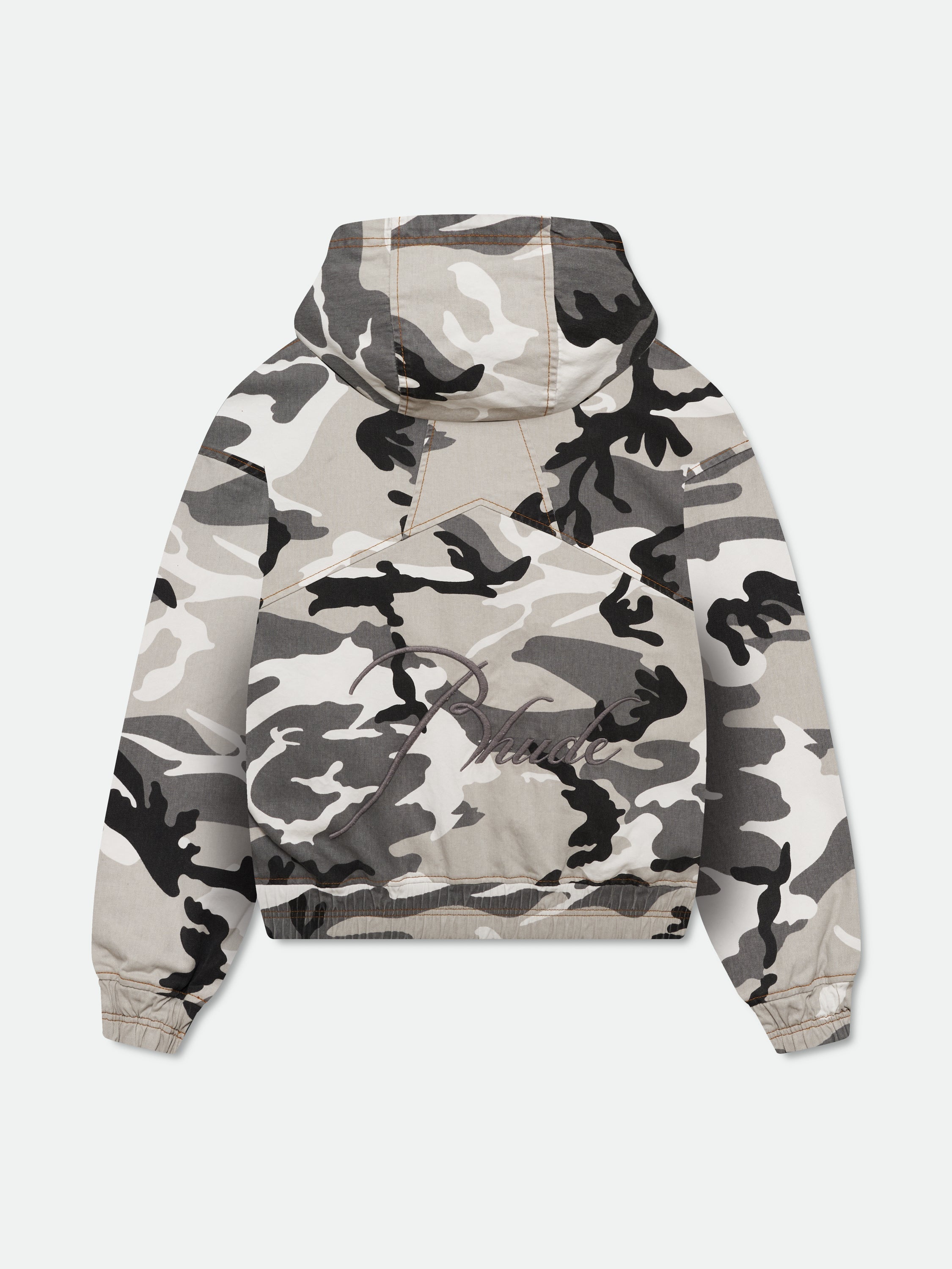 WASHED CAMO WORK JACKET
