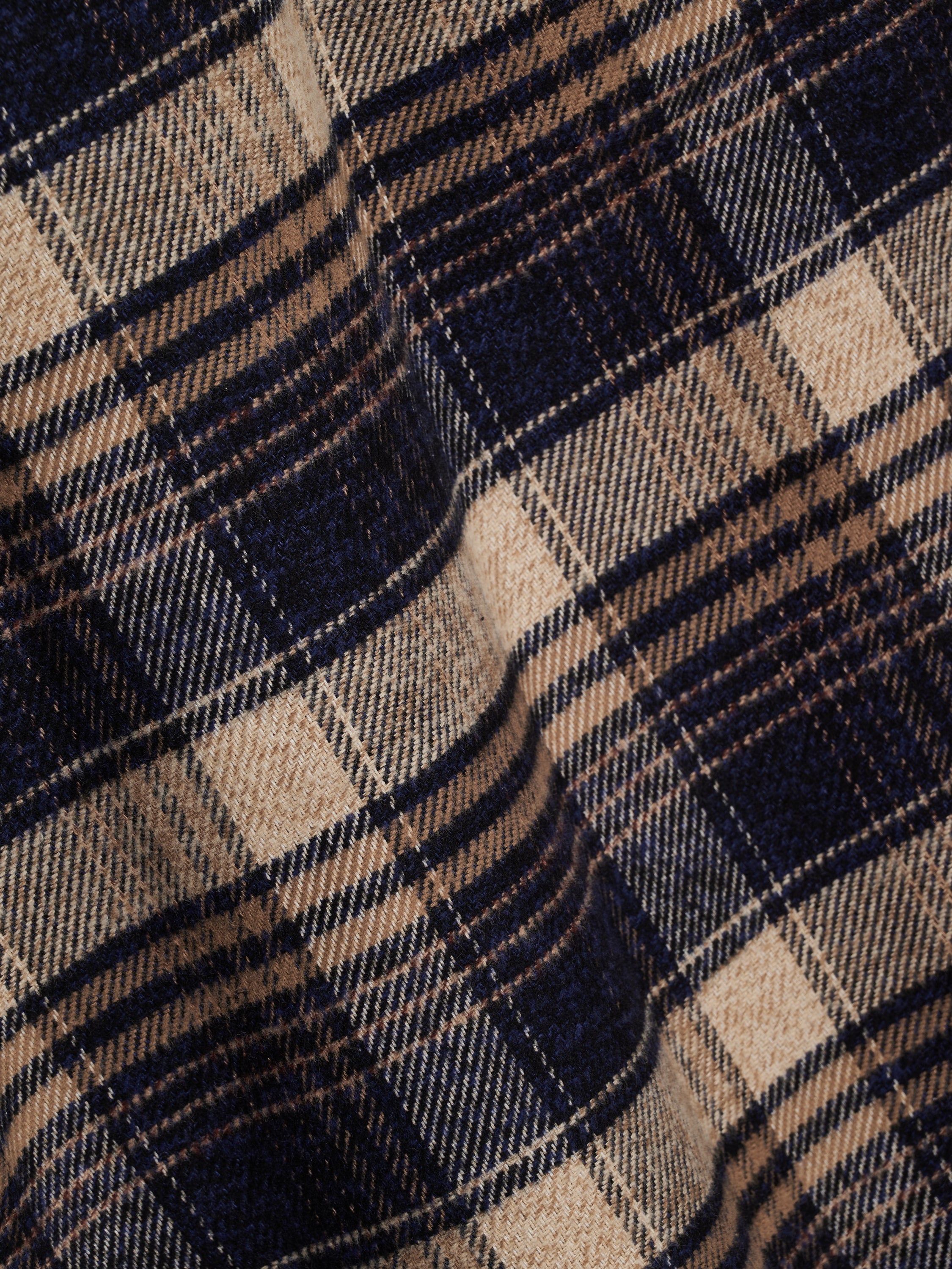 RHUDE SCRIPT LOGO FLANNEL