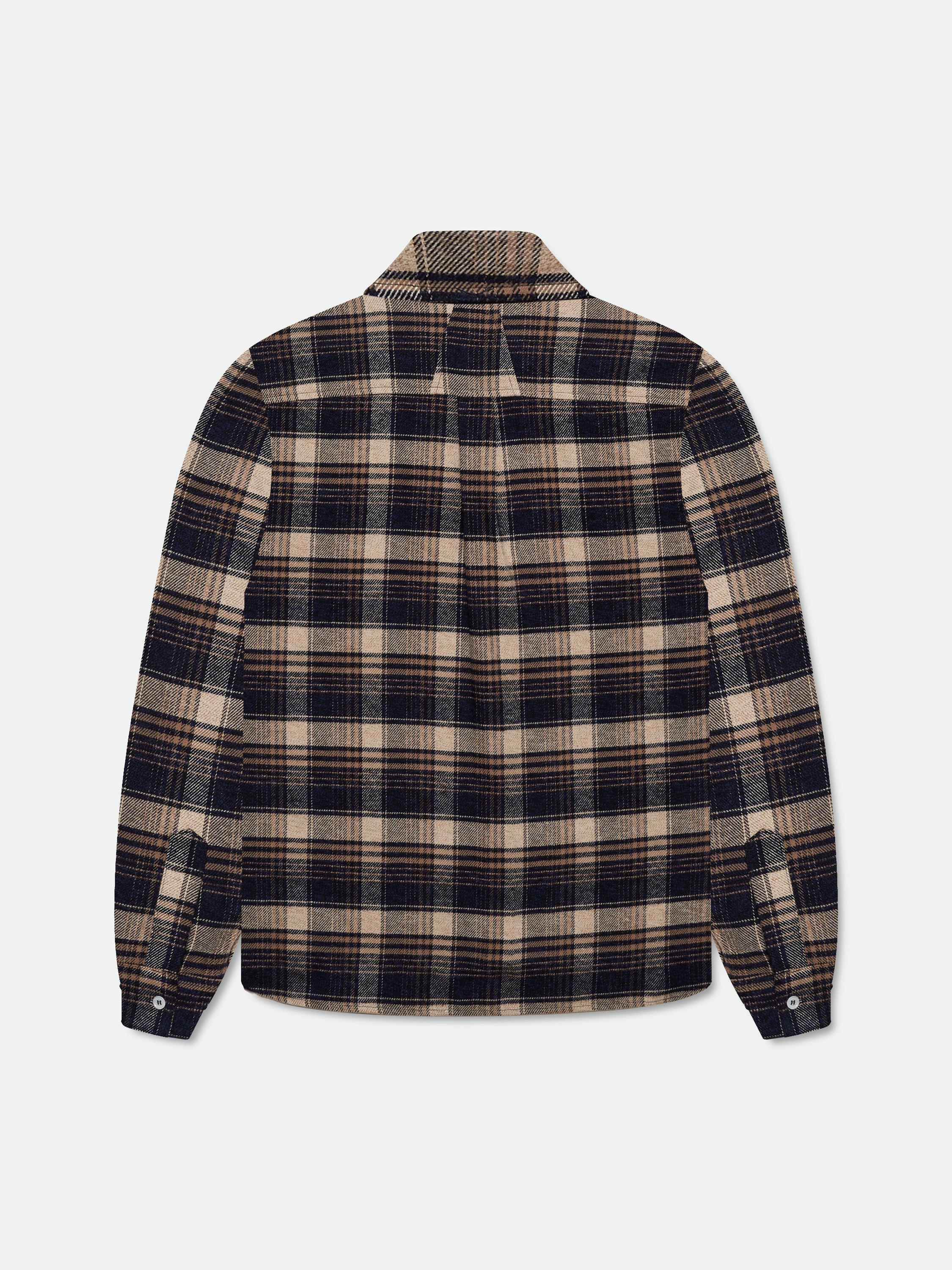 RHUDE SCRIPT LOGO FLANNEL