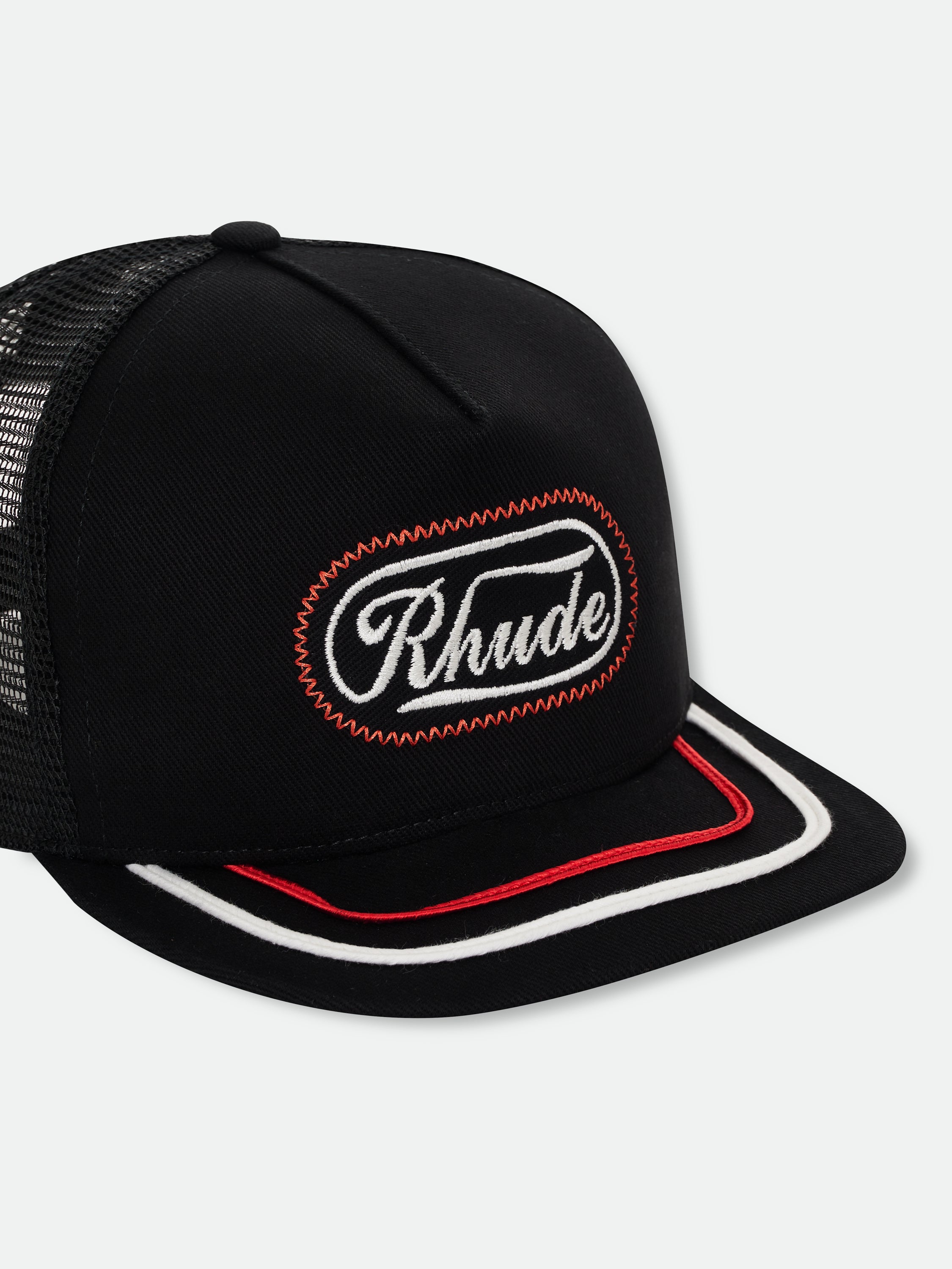 RHUDE PATCH TRUCKER HAT