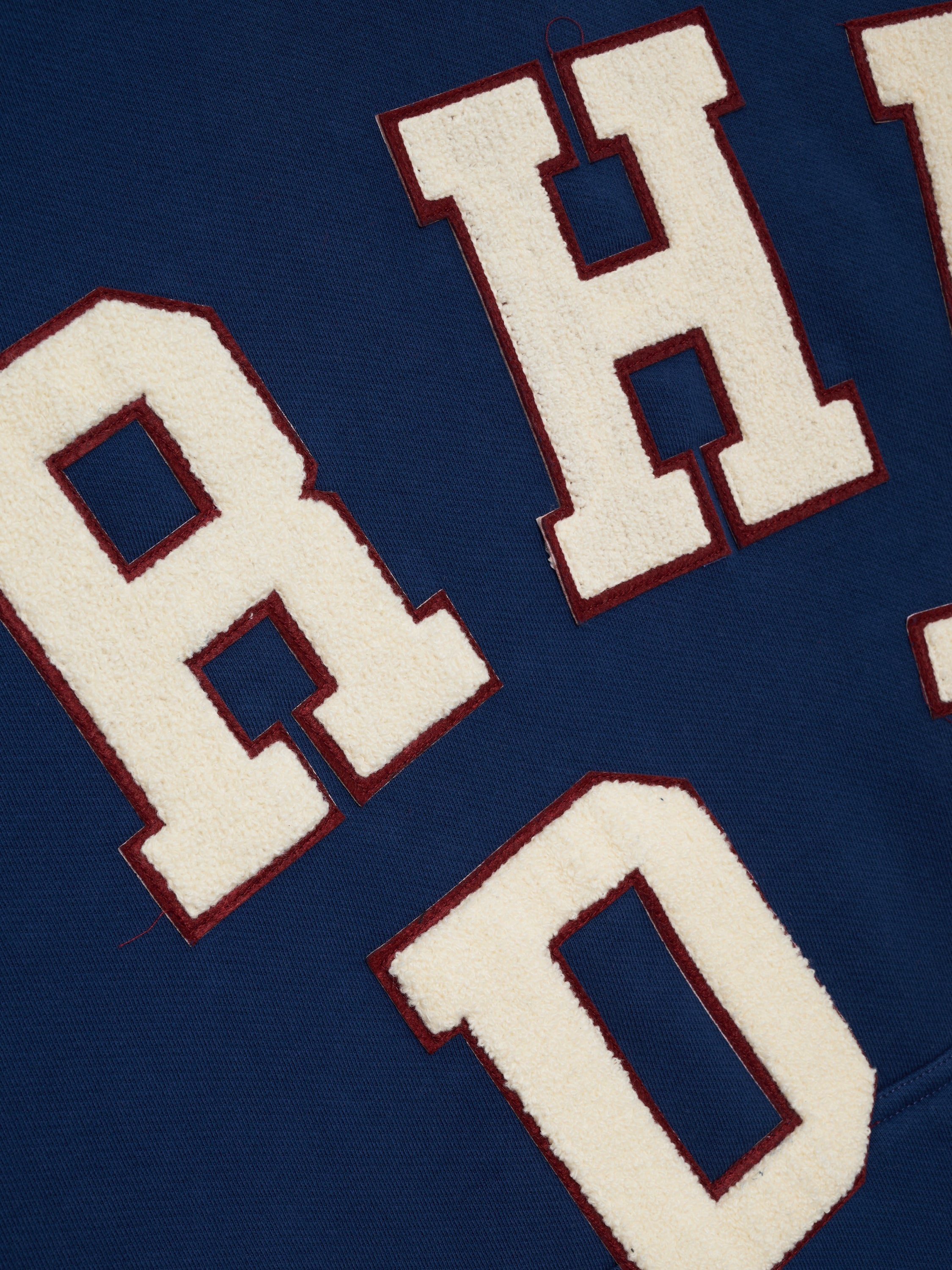 RHUDE CHENILLE PATCH LOGO HOODIE