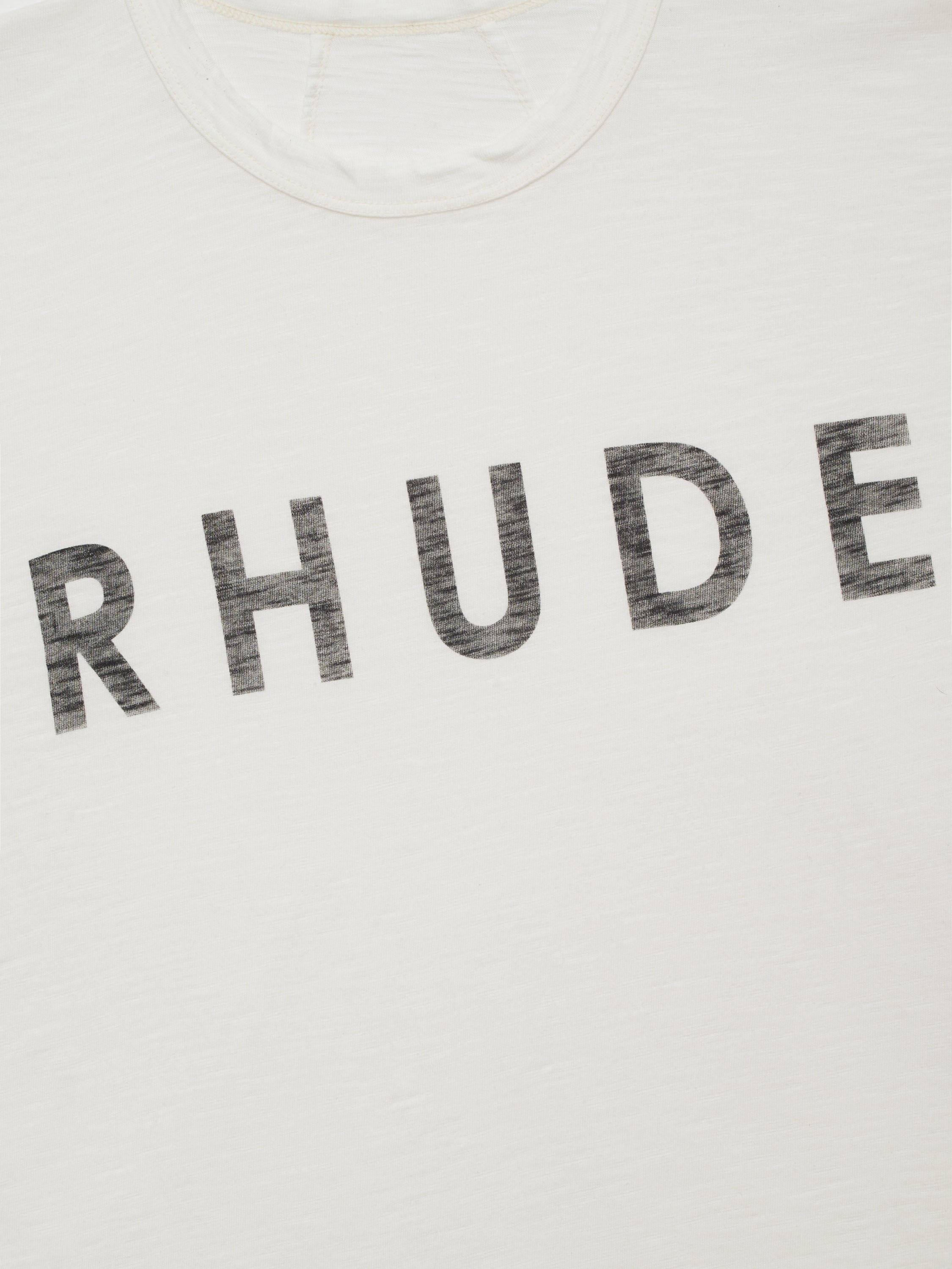 RHUDE LOGO SLUB TEE