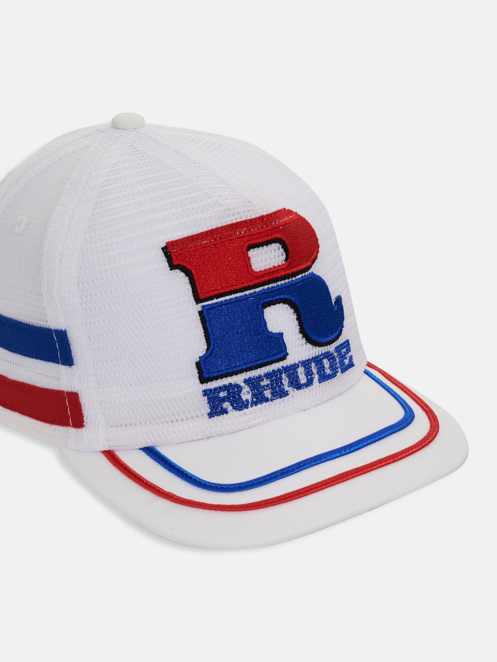 SPLIT PETROL LOGO MESH TRUCKER HAT