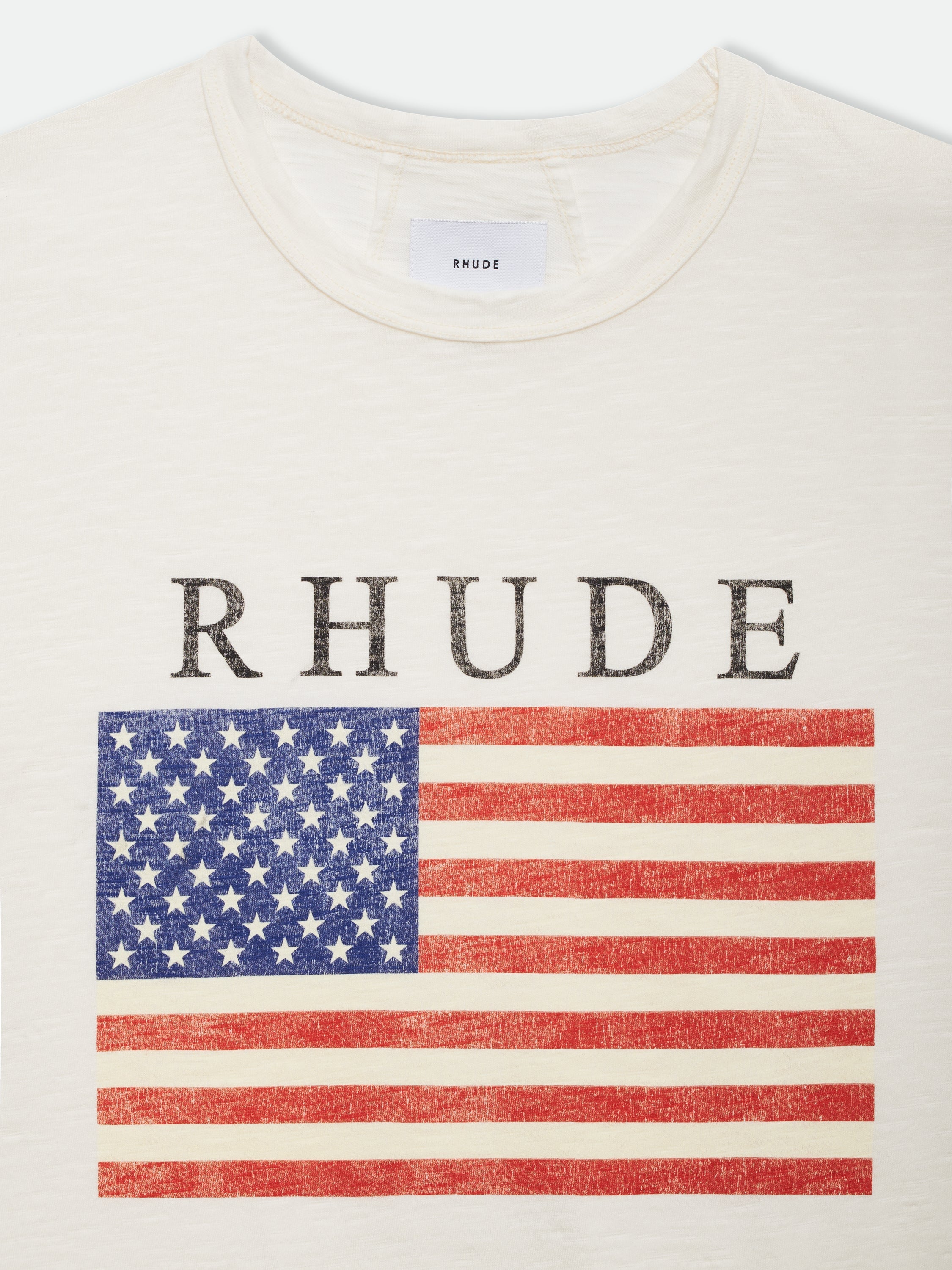 USA FLAG SLUB TEE
