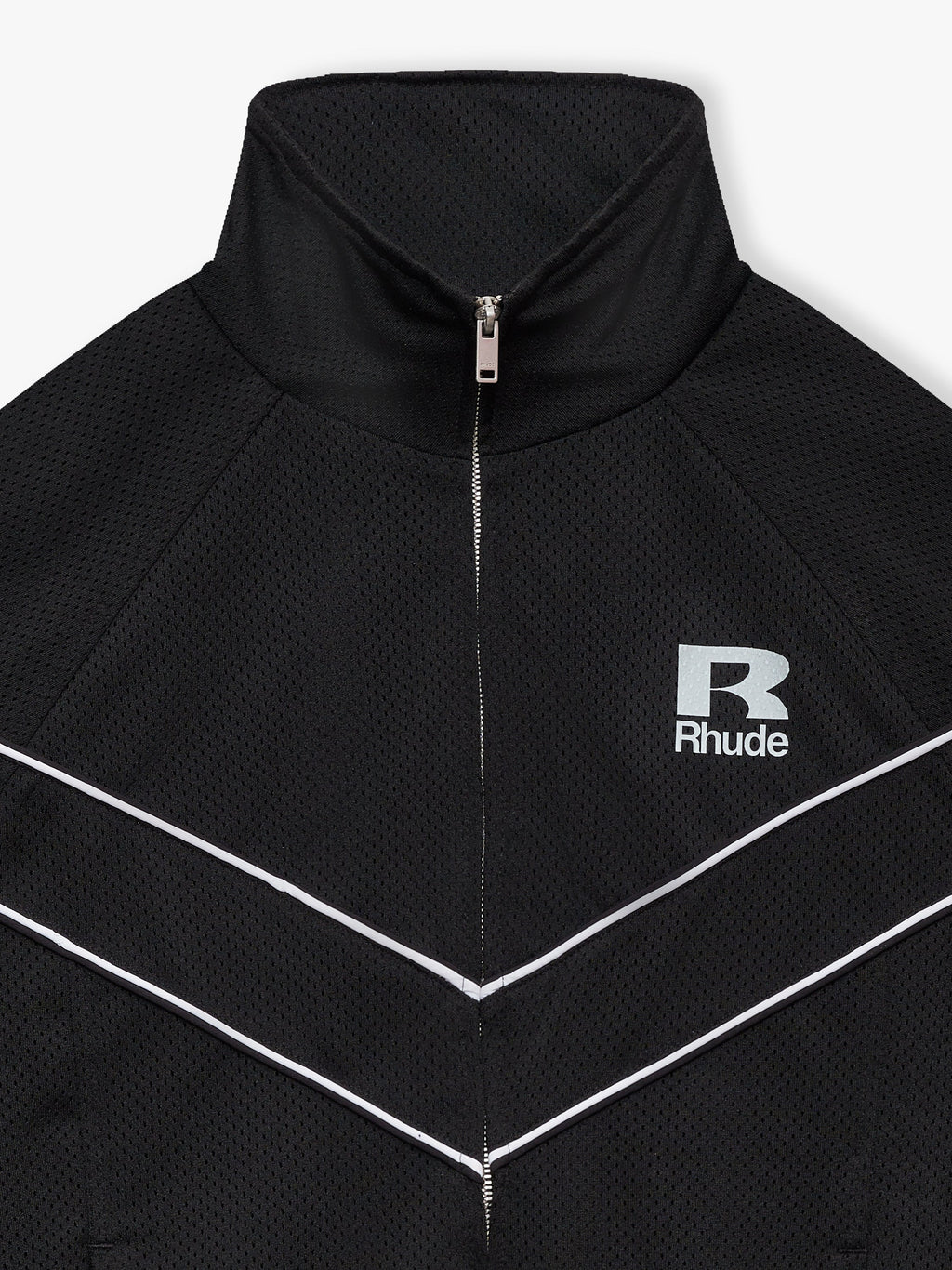 RHUDE MESH PIPING RAGLAN TRACK JACKET