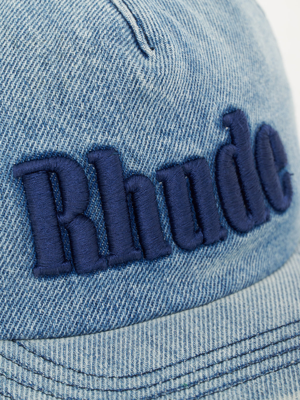 RHUDE LOGO DENIM HAT