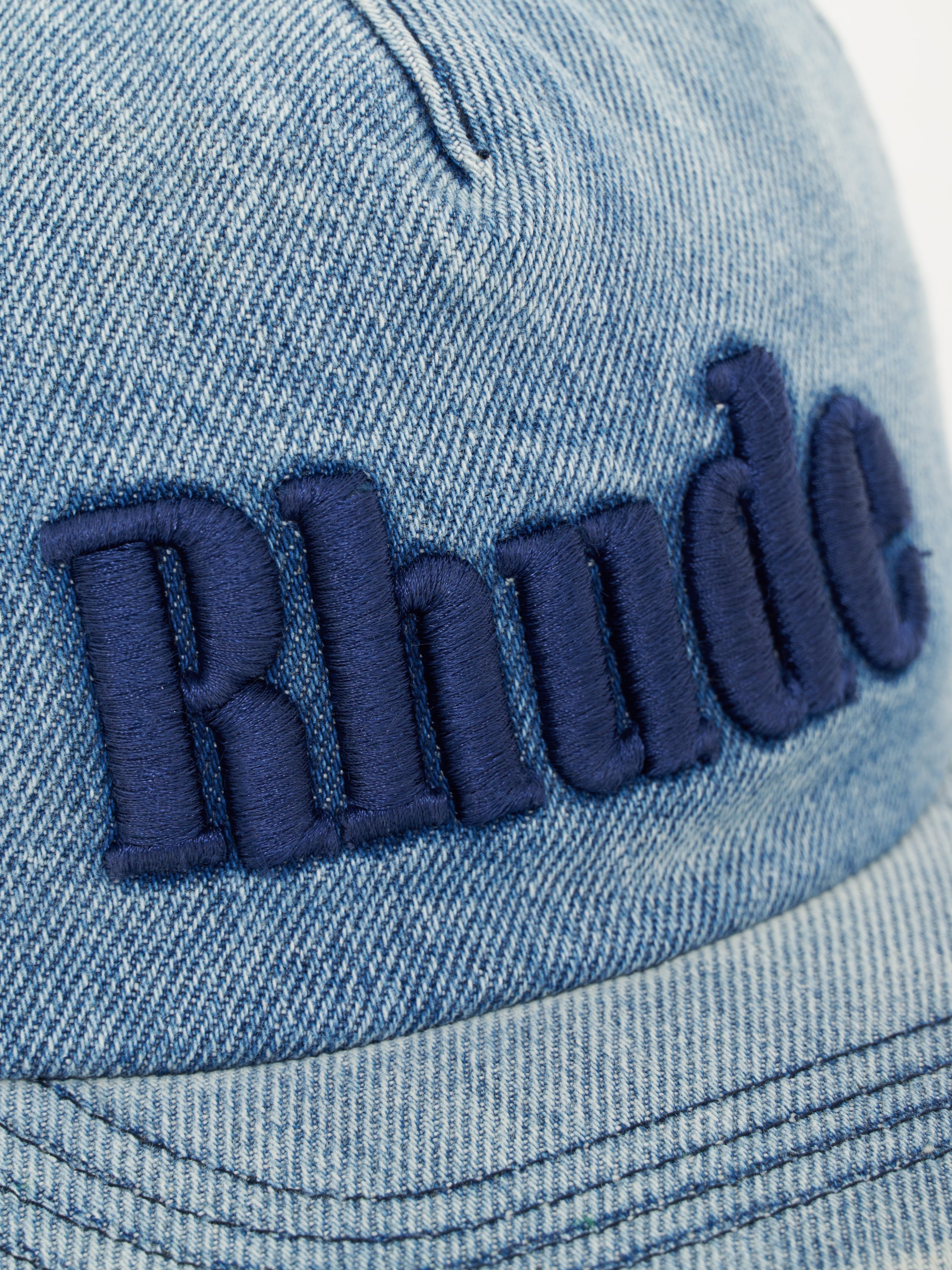 RHUDE LOGO DENIM HAT