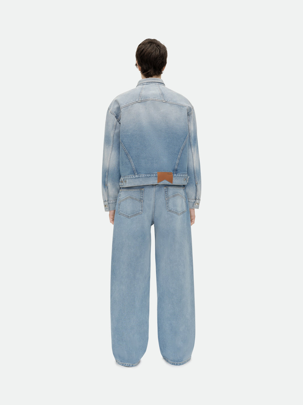 "PACK" DENIM TRUCKER JACKET