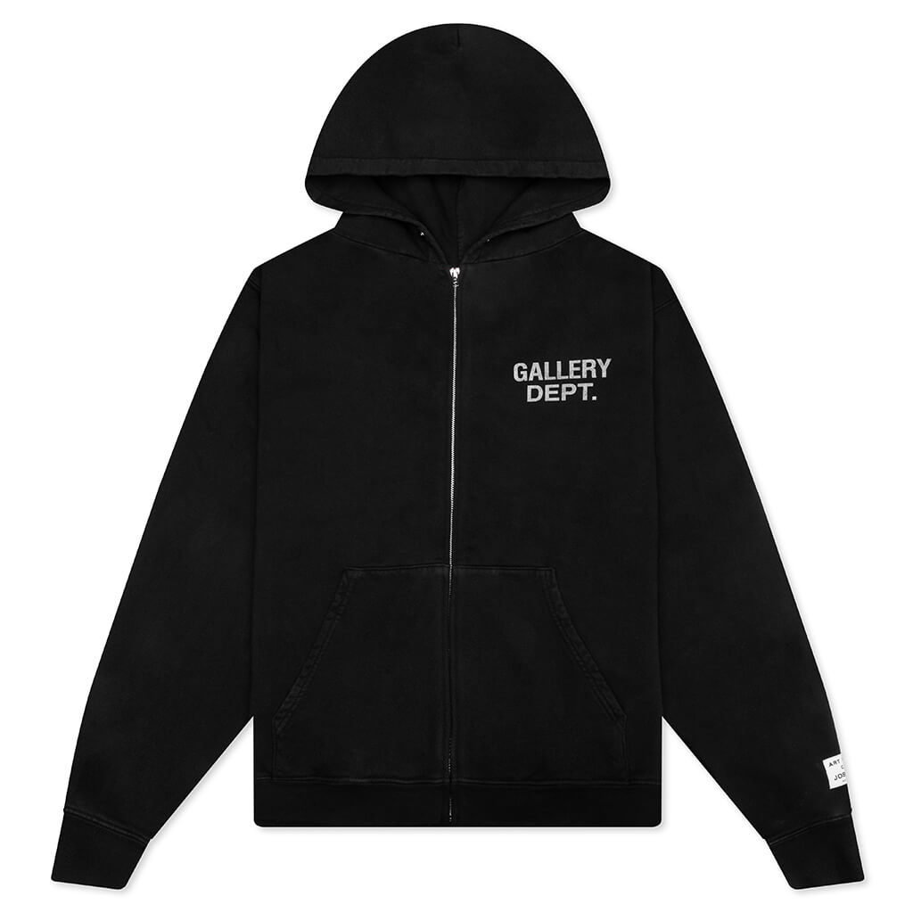 90's Full Zip - Black
