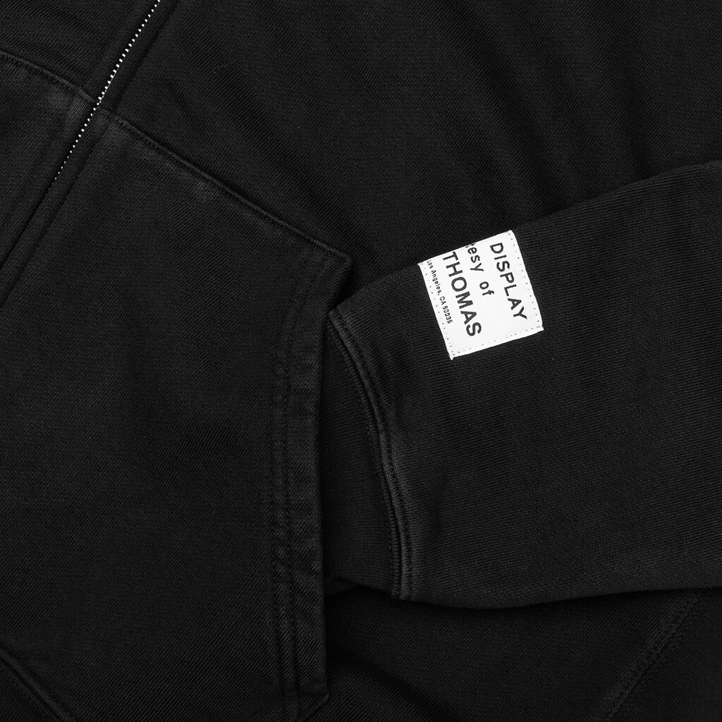 90's Full Zip - Black