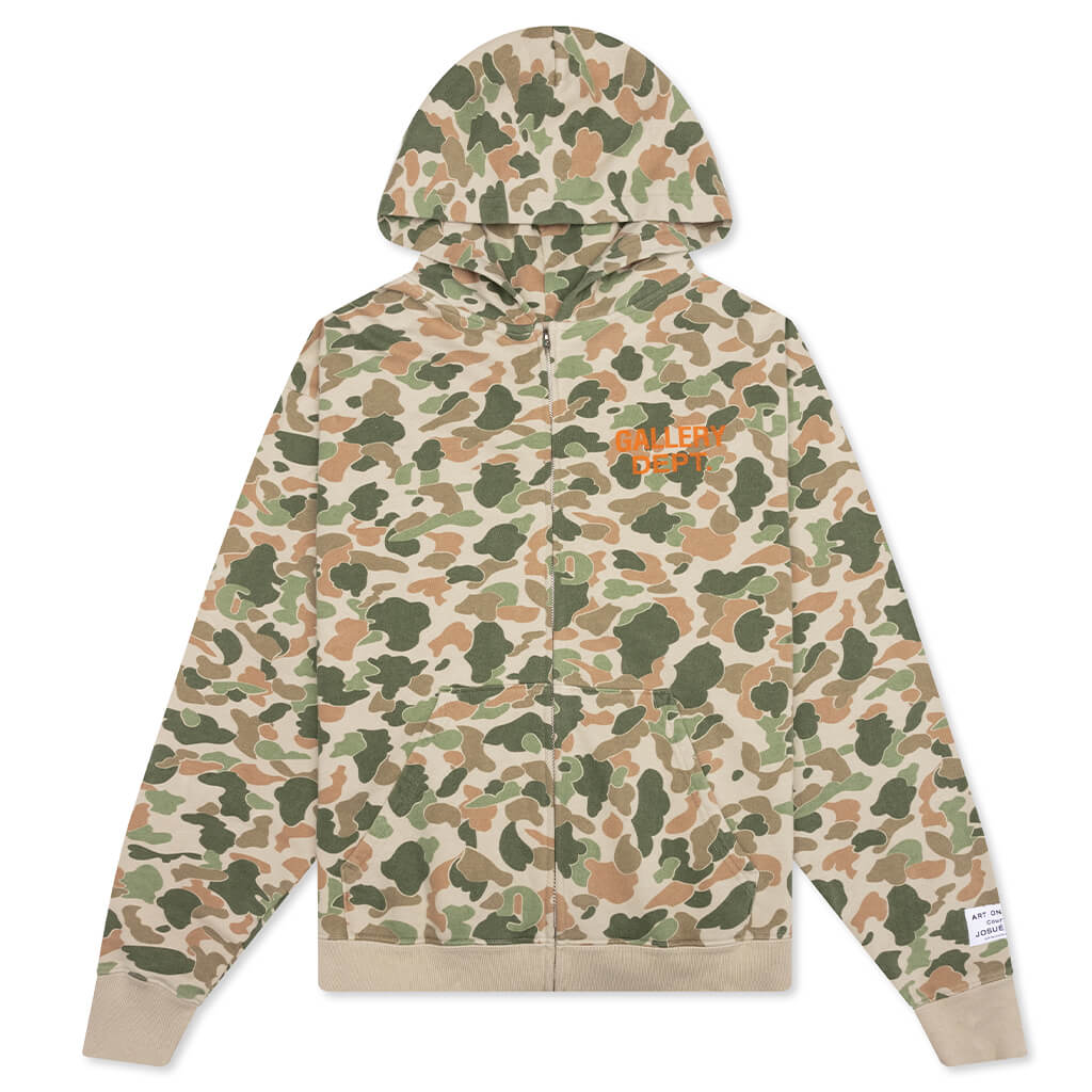 90's Full Zip - Frog Camo Plains