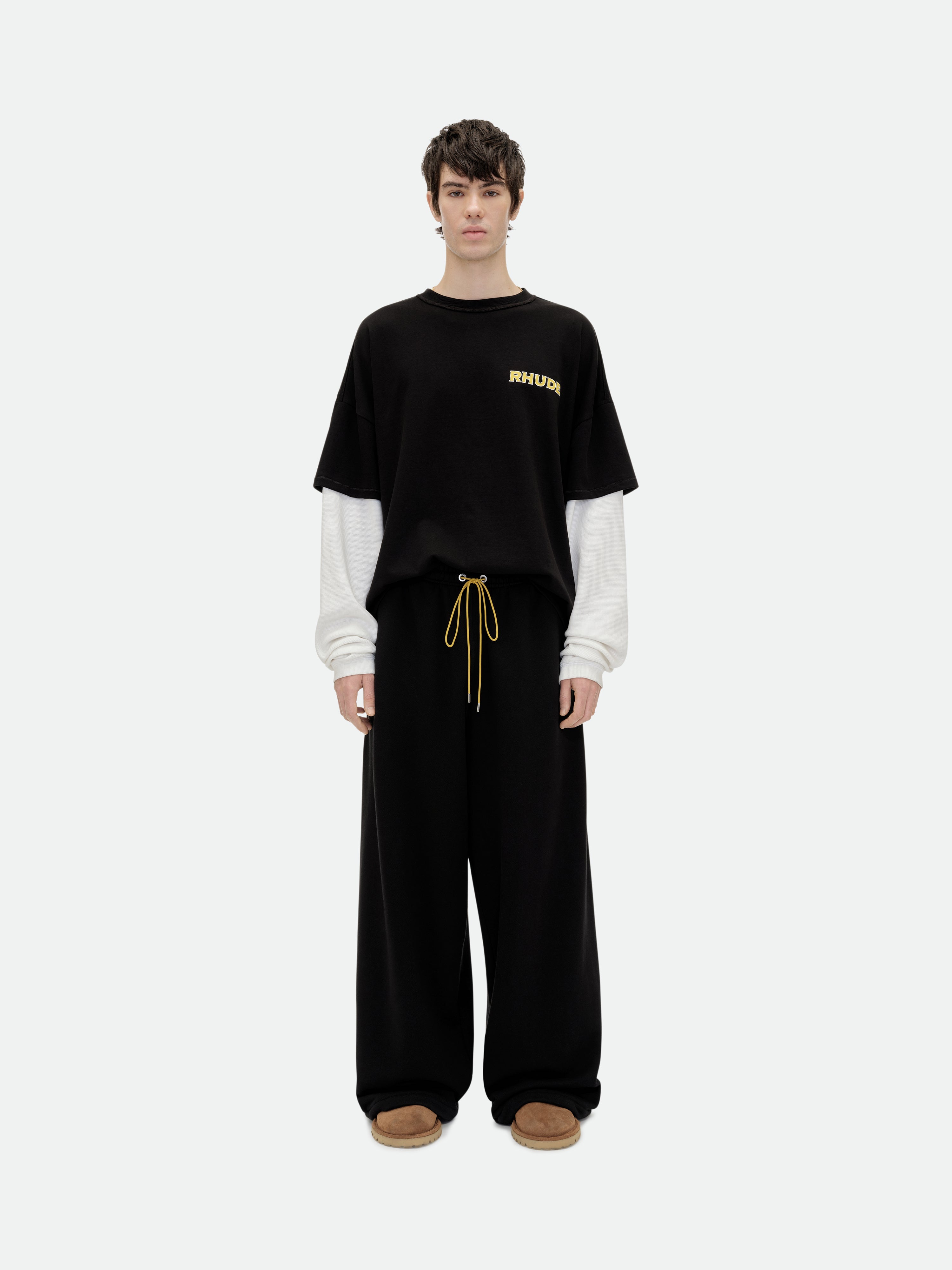 RHUDE STEEL DOUBLE-LAYERED TEE