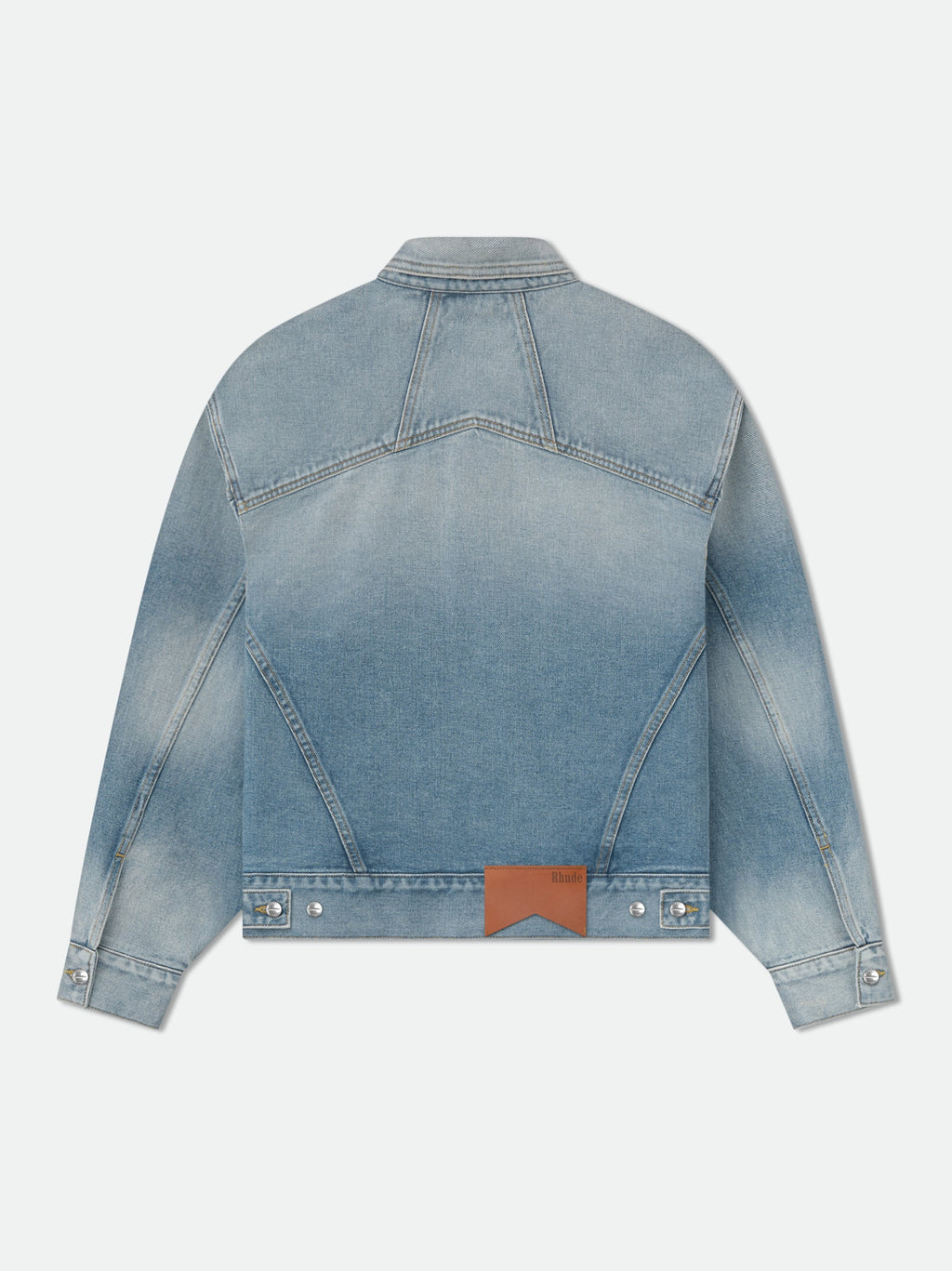 "PACK" DENIM TRUCKER JACKET