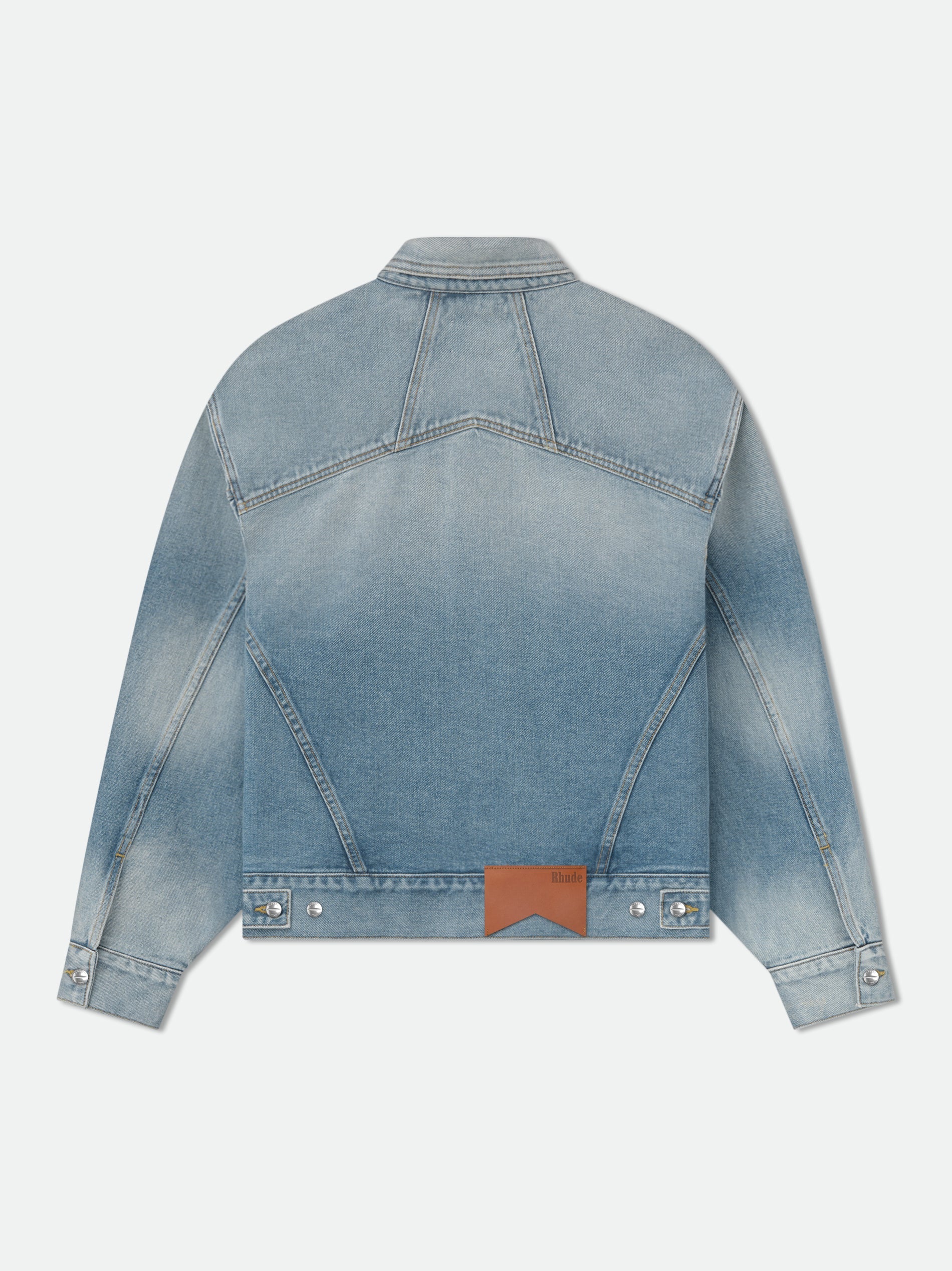"PACK" DENIM TRUCKER JACKET