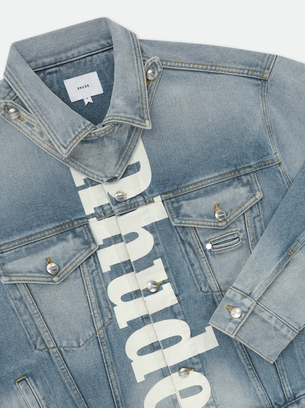 "PACK" DENIM TRUCKER JACKET