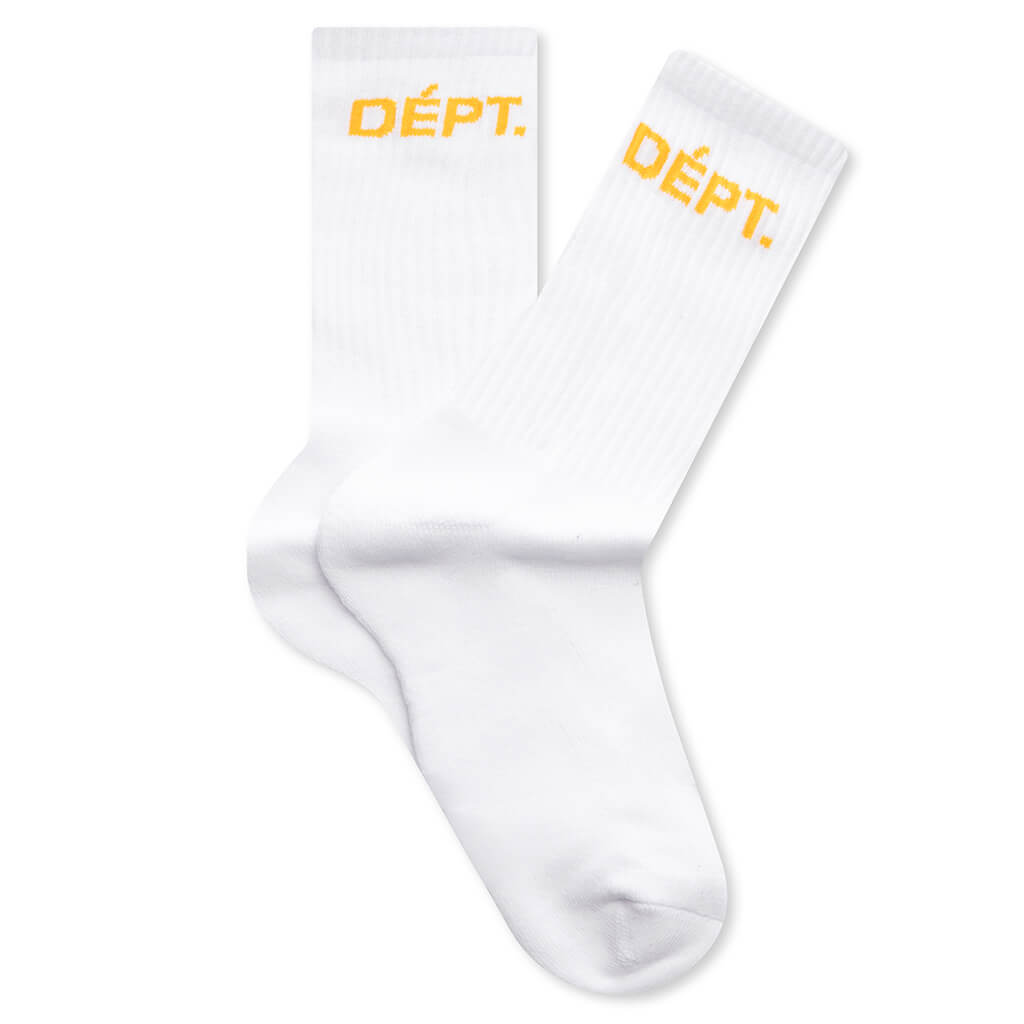 Dépt. Socks - White/Yellow