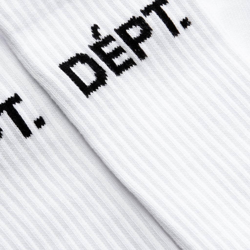 Dept Socks - Clean White