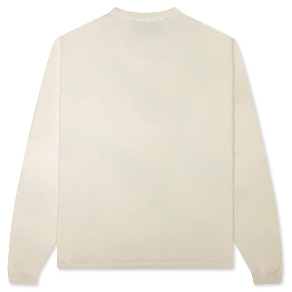 French Logo Lux L/S Tee - Cream