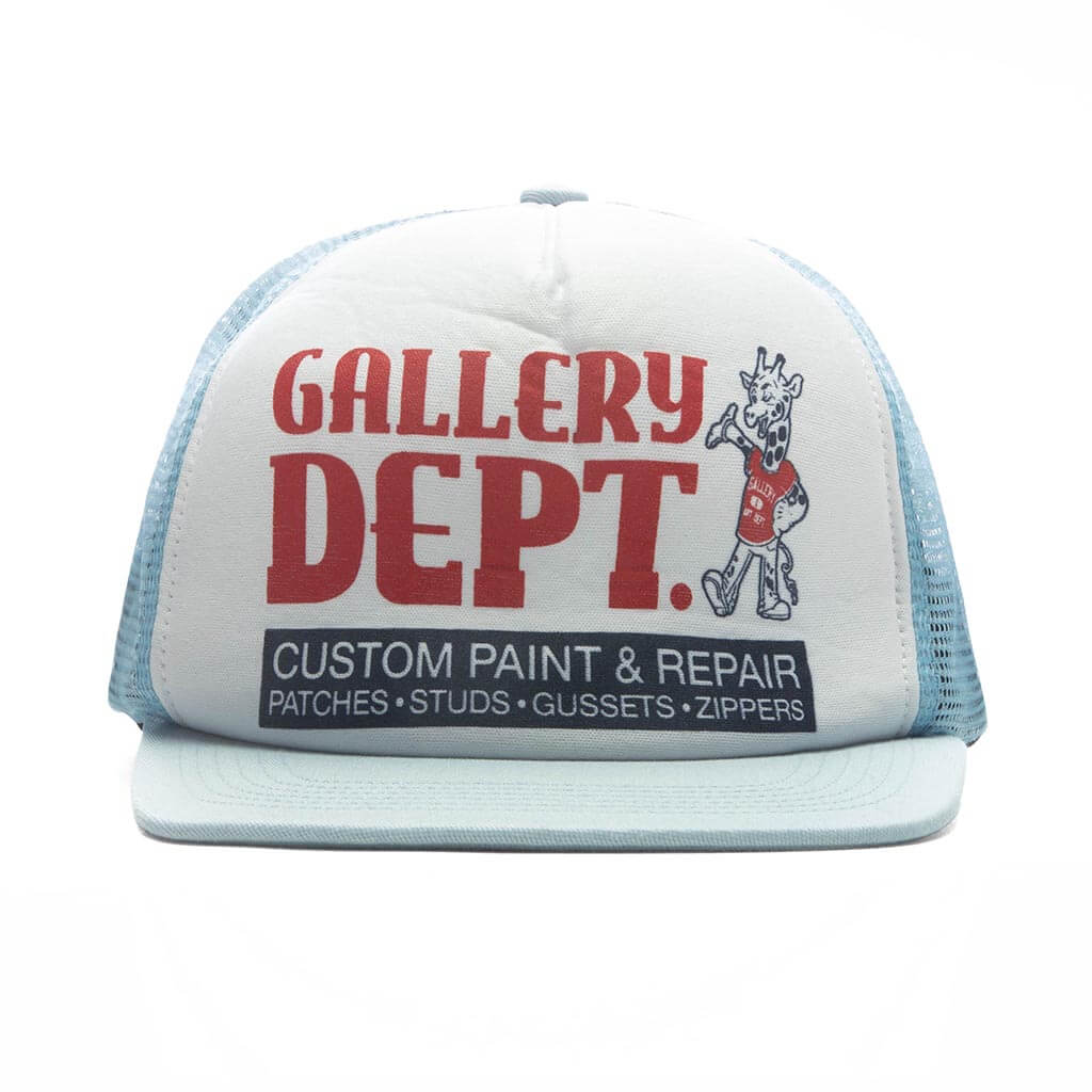 GD Custom Hat - Baby Blue/White