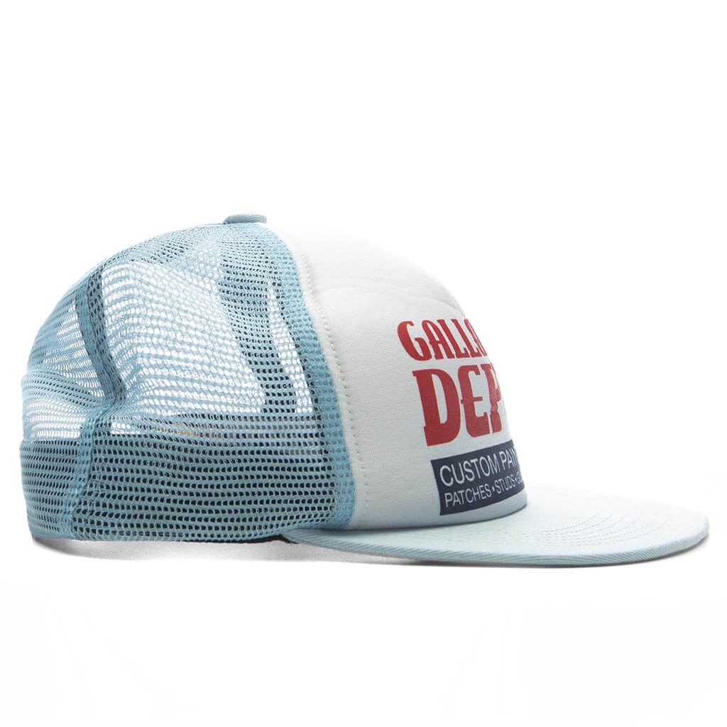 GD Custom Hat - Baby Blue/White