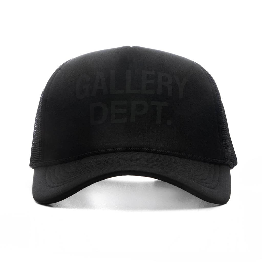 GD Logo Trucker Cap - Black/Black