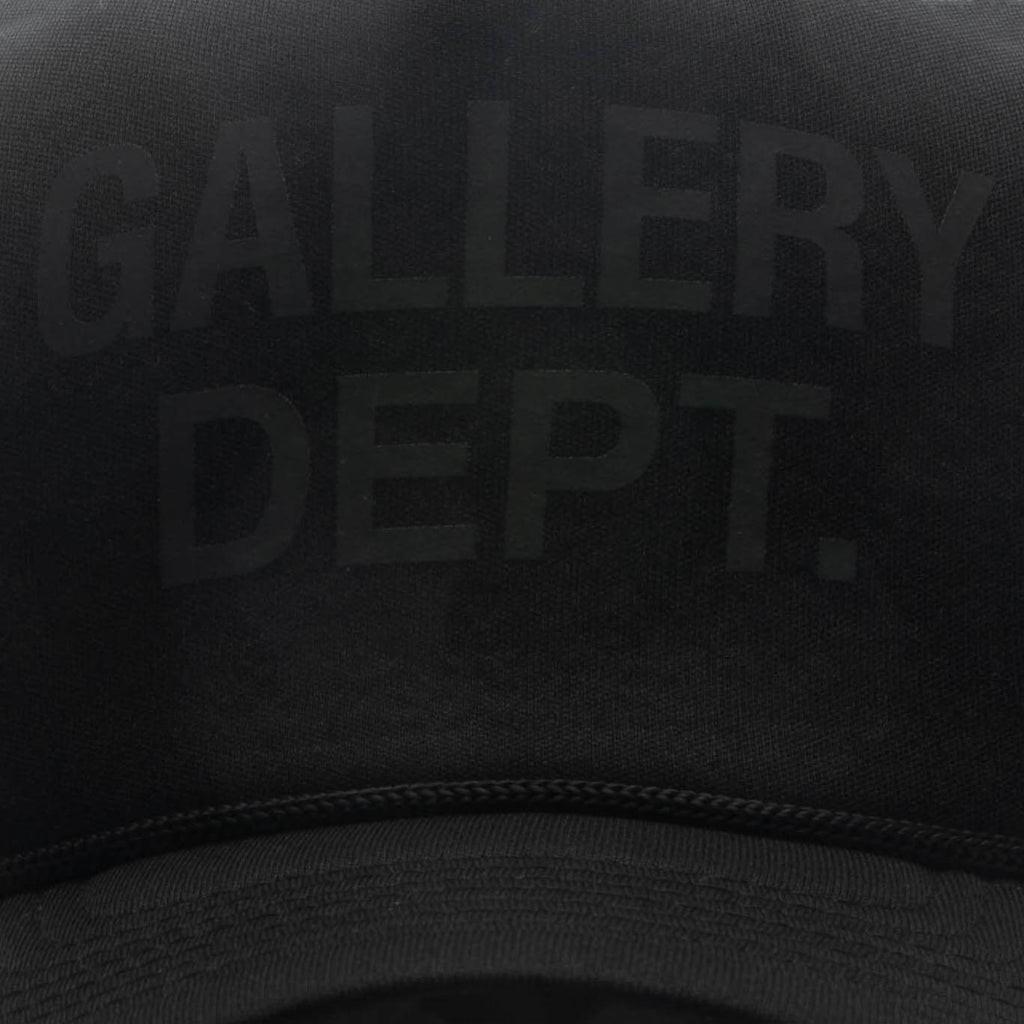 GD Logo Trucker Cap - Black/Black