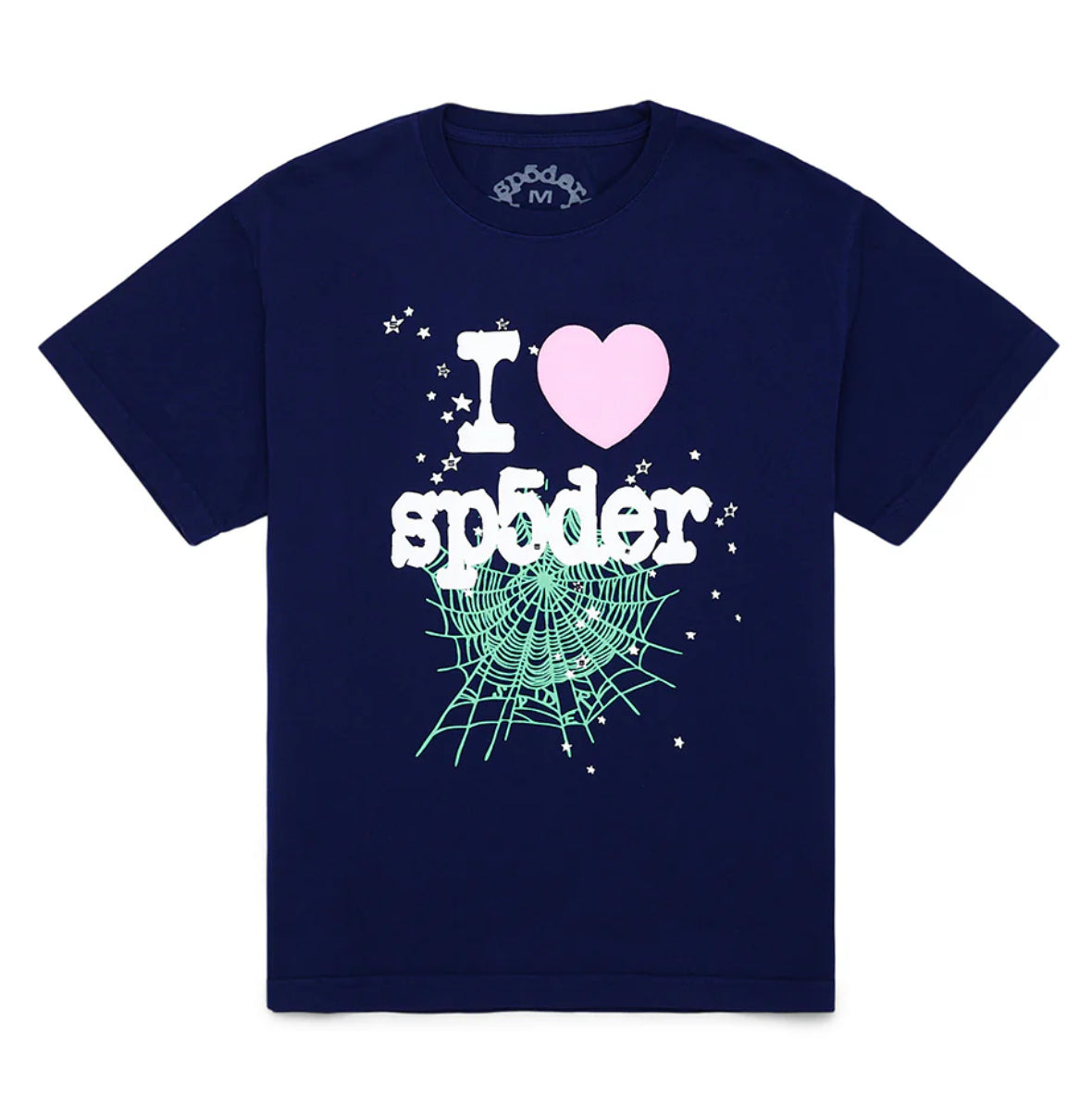 Souvenir Web Tee Navy Pink