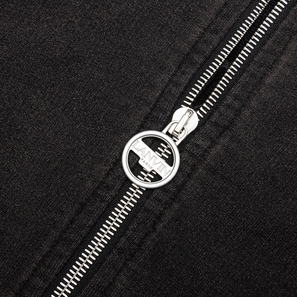 Lanvin x Gallery Dept. II Paris Embroidered Zipped Hoodie - Multicolor