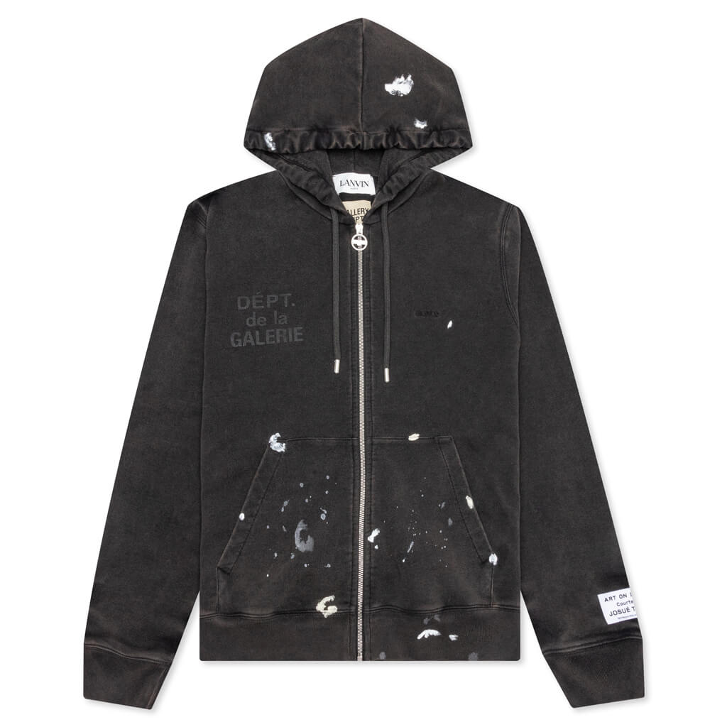 Lanvin x Gallery Dept. II Paris Embroidered Zipped Hoodie - Multicolor