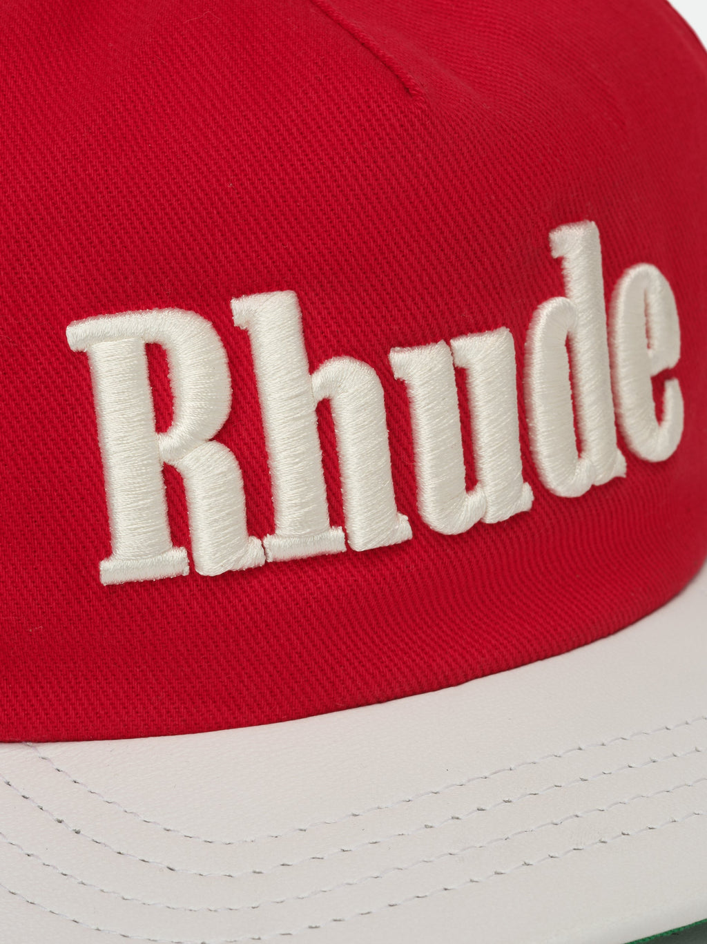 RHUDE CONTRAST LOGO HAT