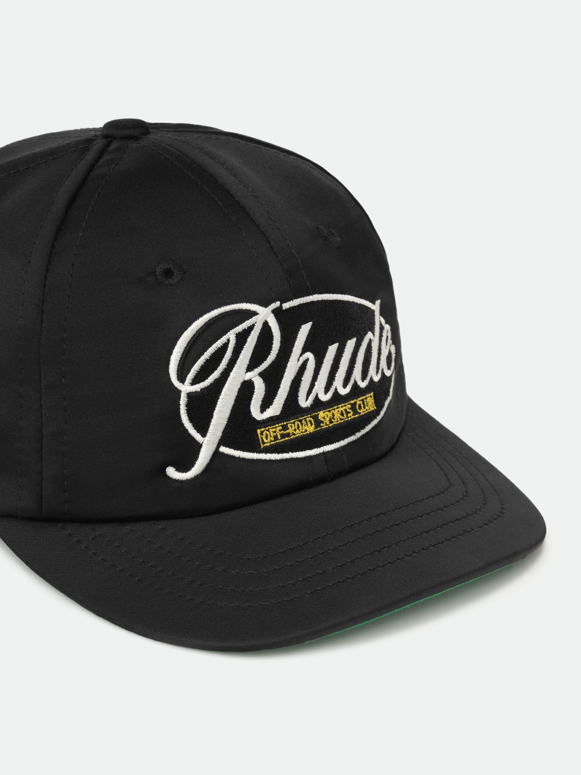 RHUDE SPORTS CLUB CURVED BRIM HAT