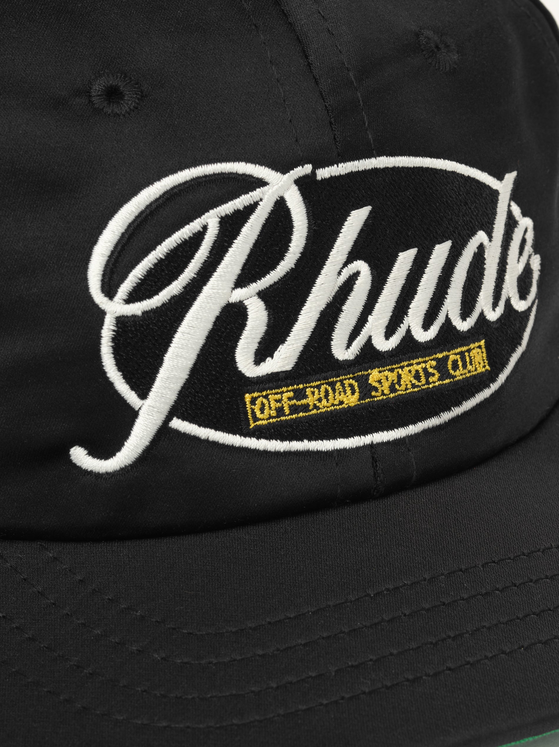 RHUDE SPORTS CLUB CURVED BRIM HAT