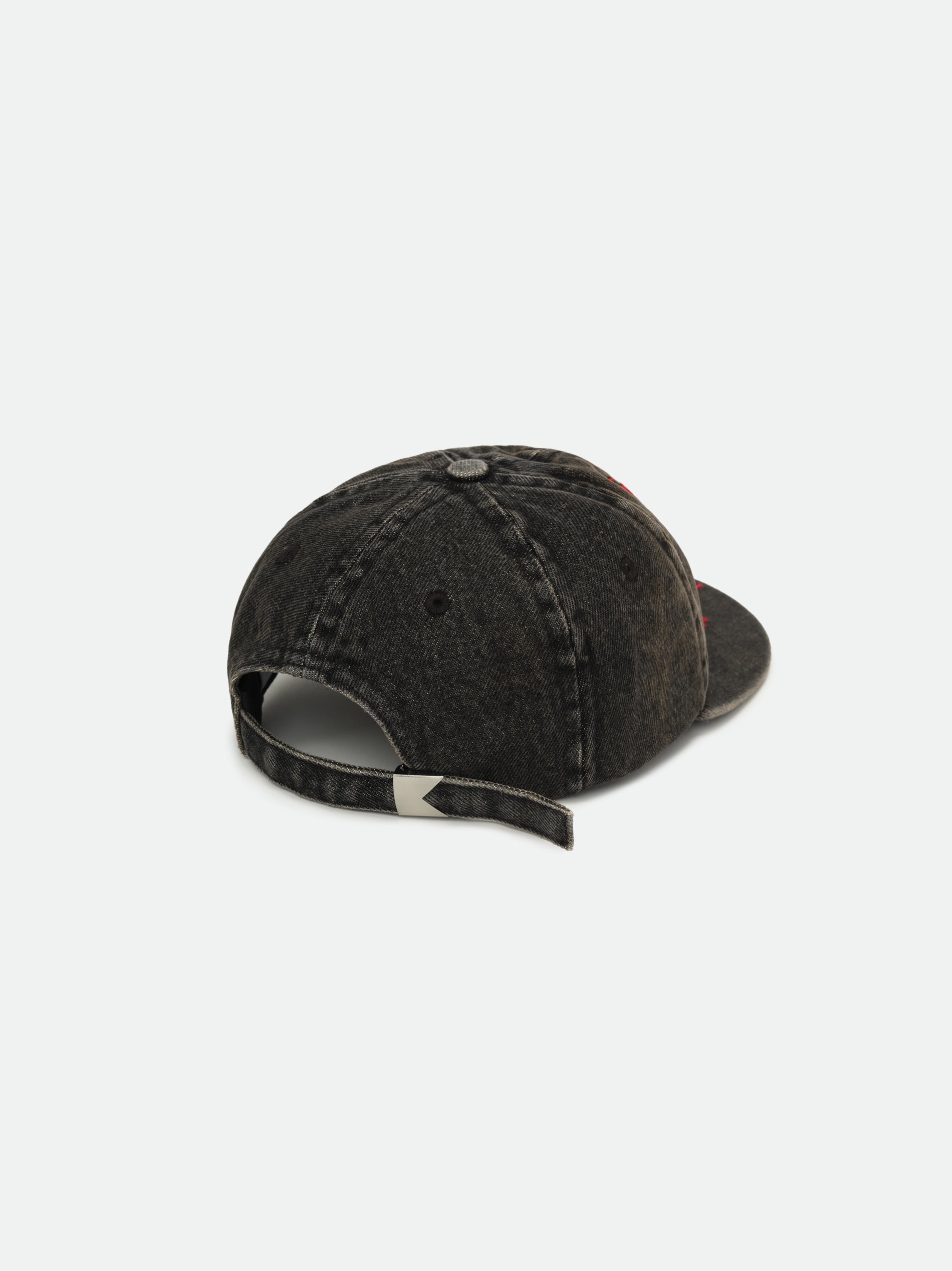 ST. RHUDE SEAL DENIM CURVED BRIM HAT