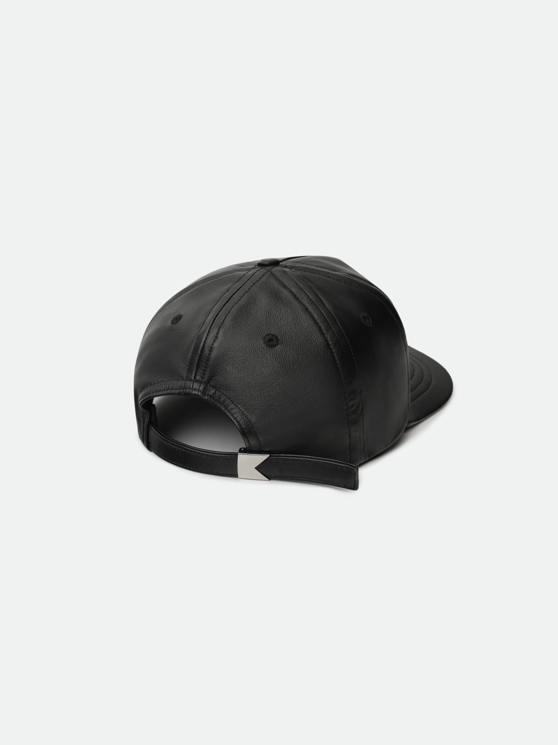 RHUDE LOGO LEATHER HAT