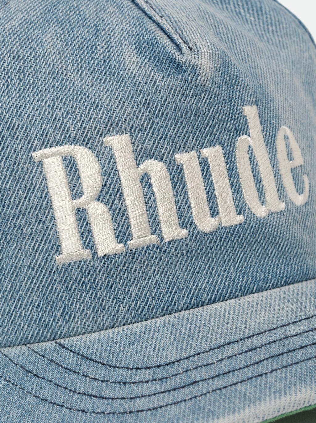 RHUDE LOGO DENIM HAT