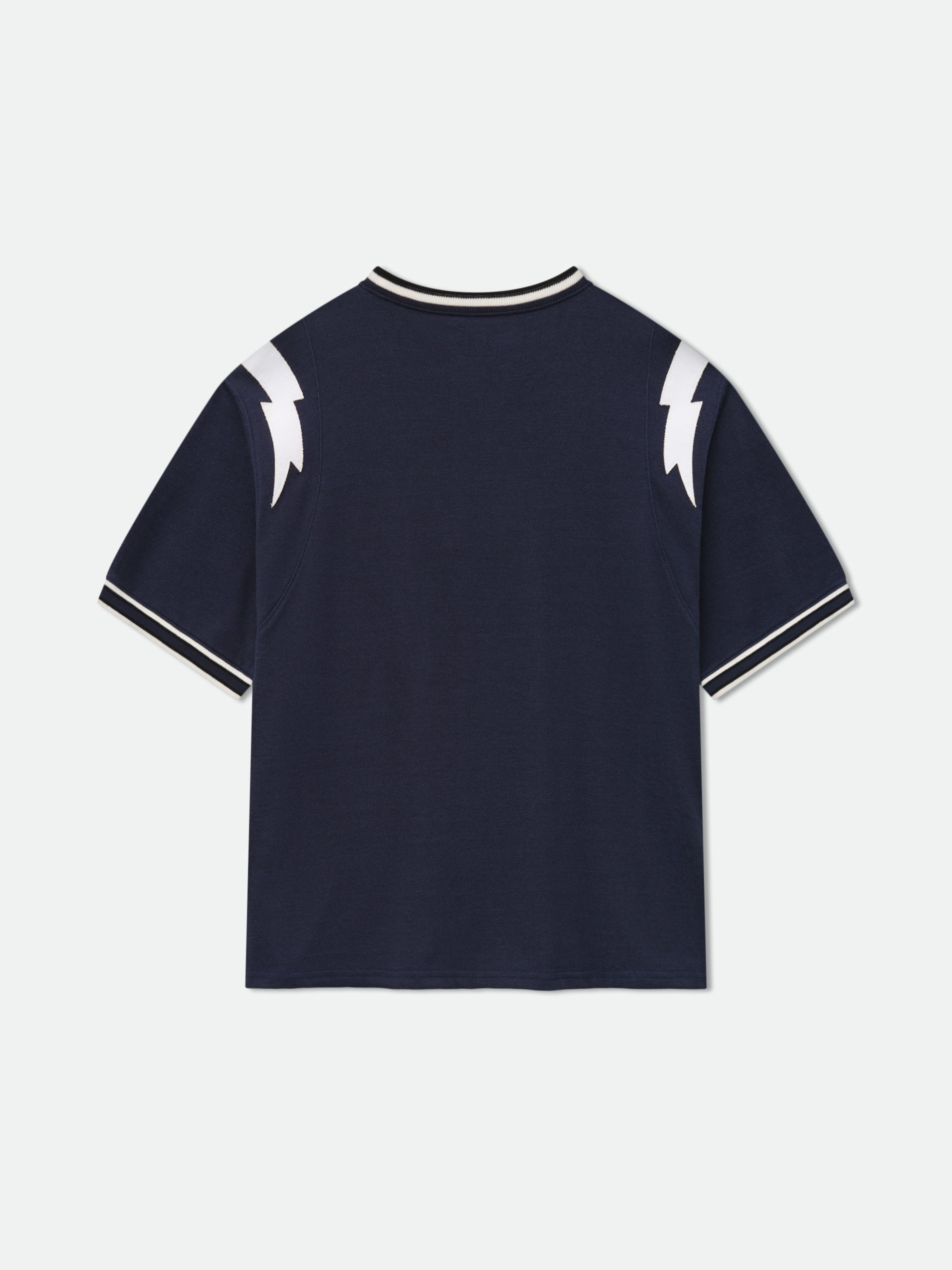 RHUDE LIGHTNING RINGER JERSEY TEE