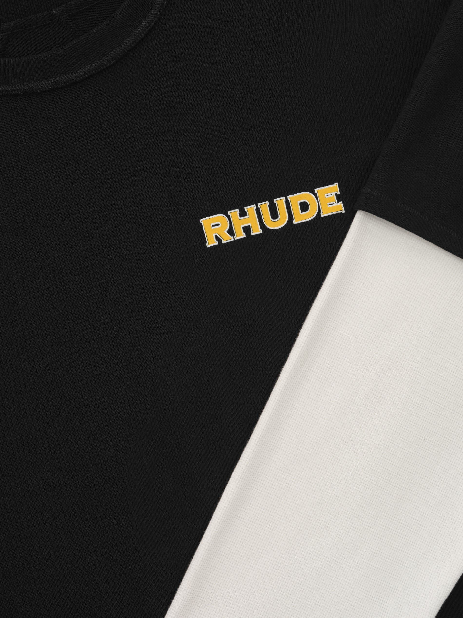 RHUDE STEEL DOUBLE-LAYERED TEE