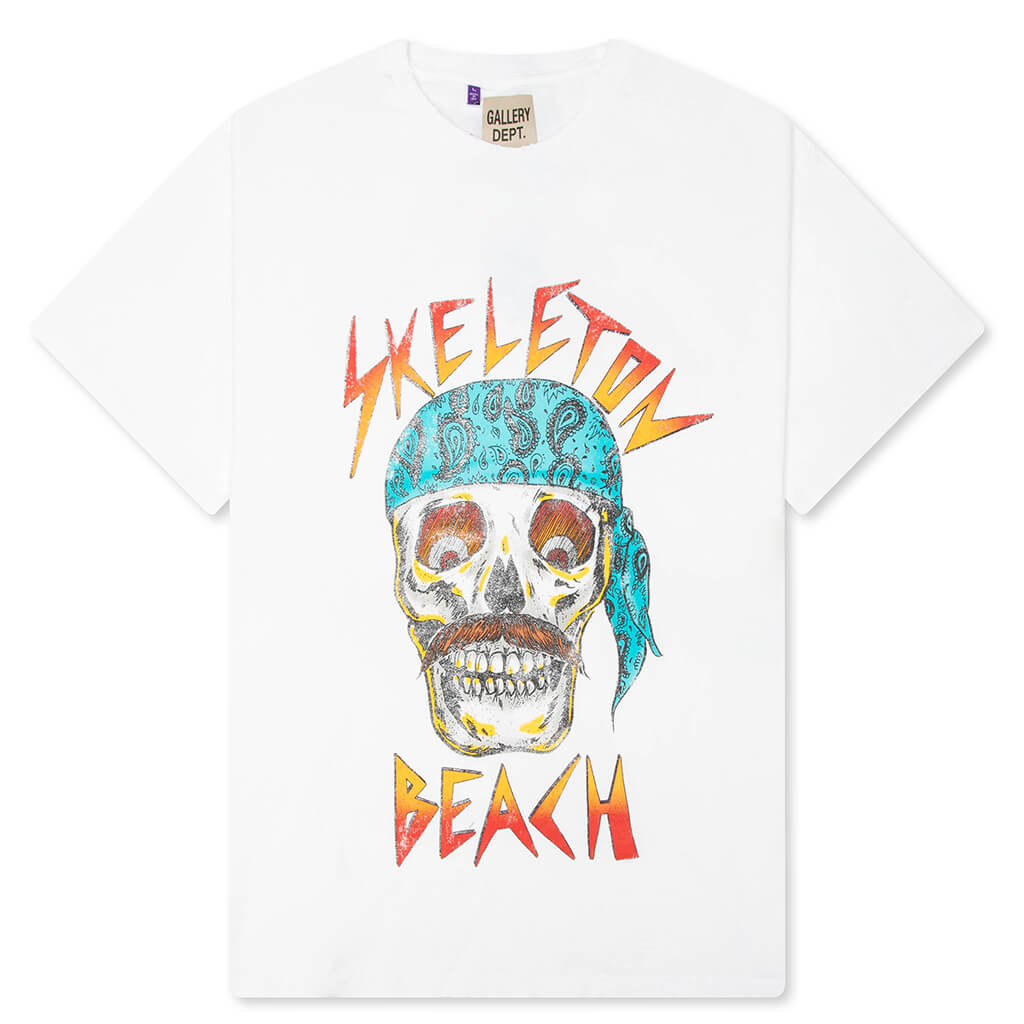 Skeleton Beach Tee - Clean White