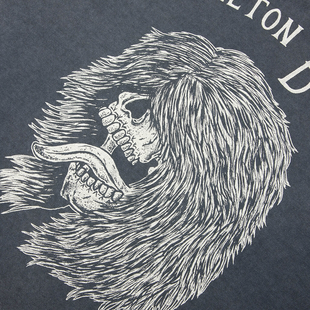 Skeleton Beach Grit Tee - Light Vintage Black