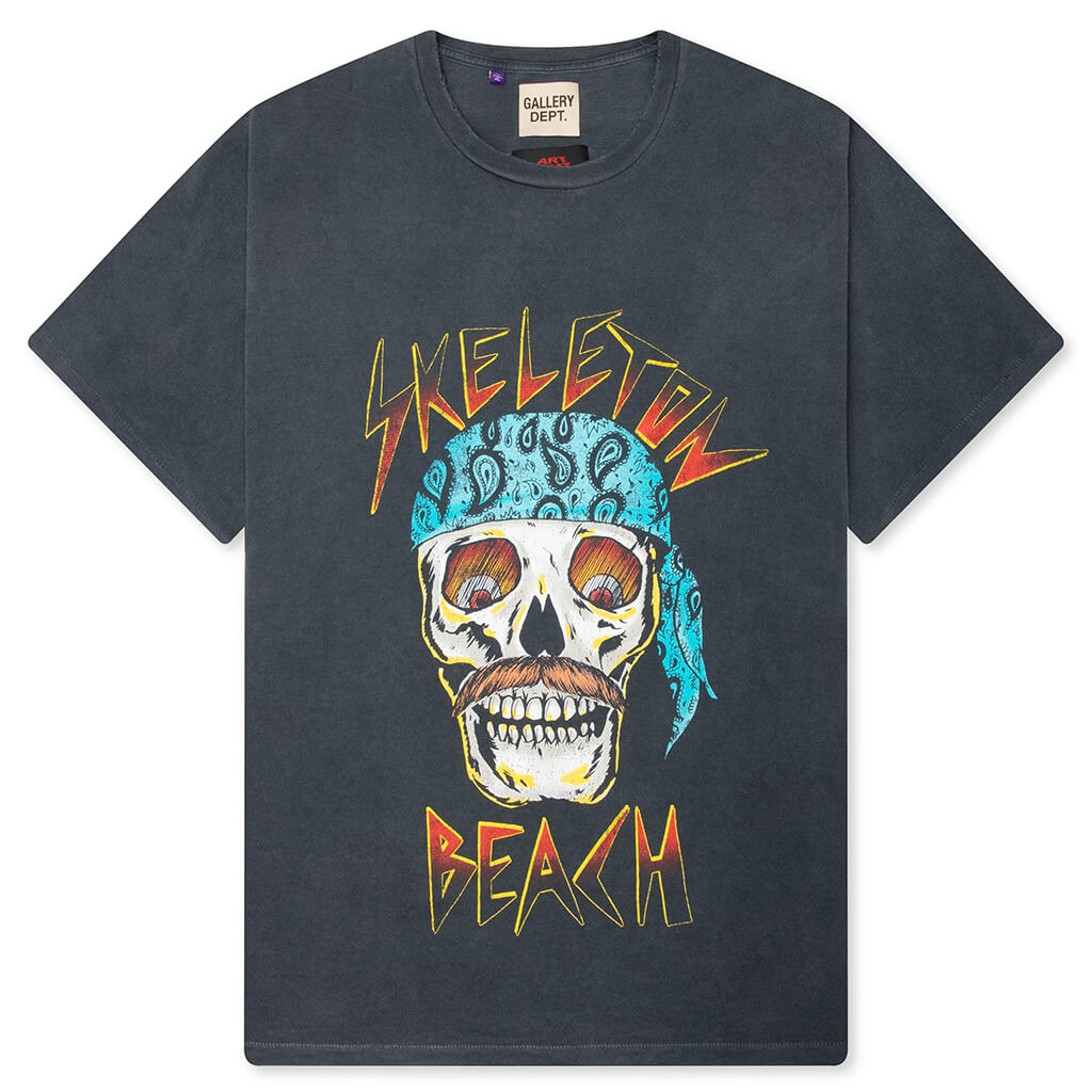 Skeleton Beach Tee - Light Vintage Black