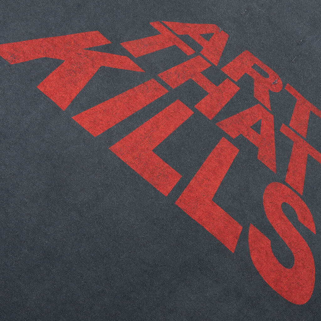 Skeleton Beach Tee - Light Vintage Black