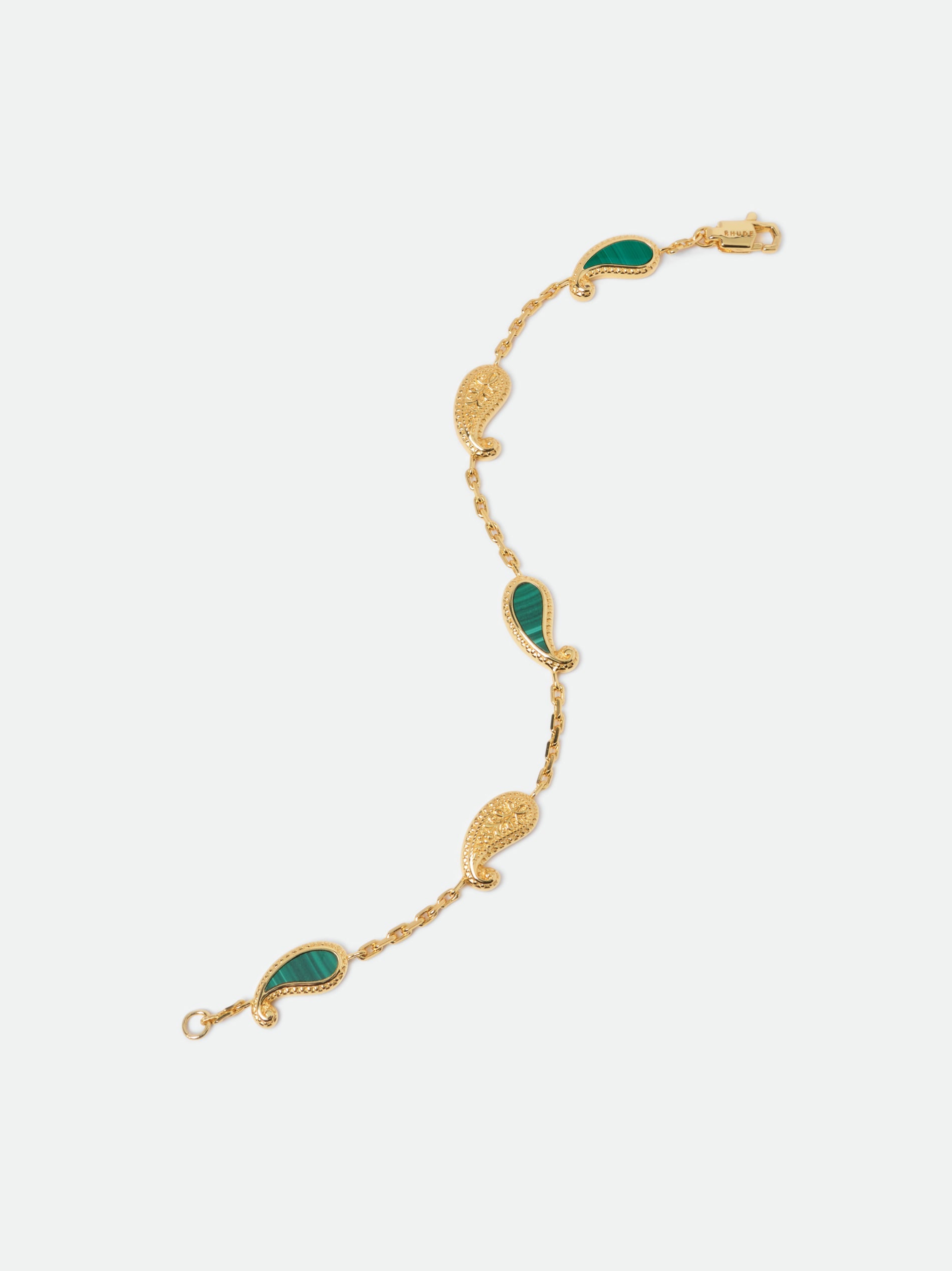 YOU BRACELET — GOLD/MALACHITE