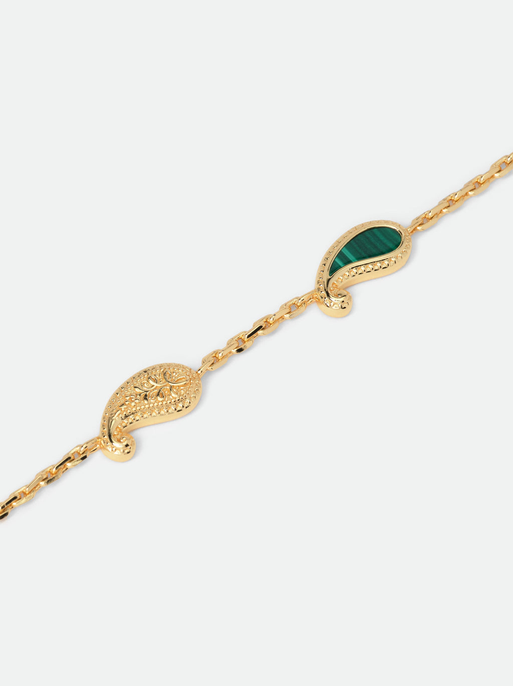 YOU BRACELET — GOLD/MALACHITE