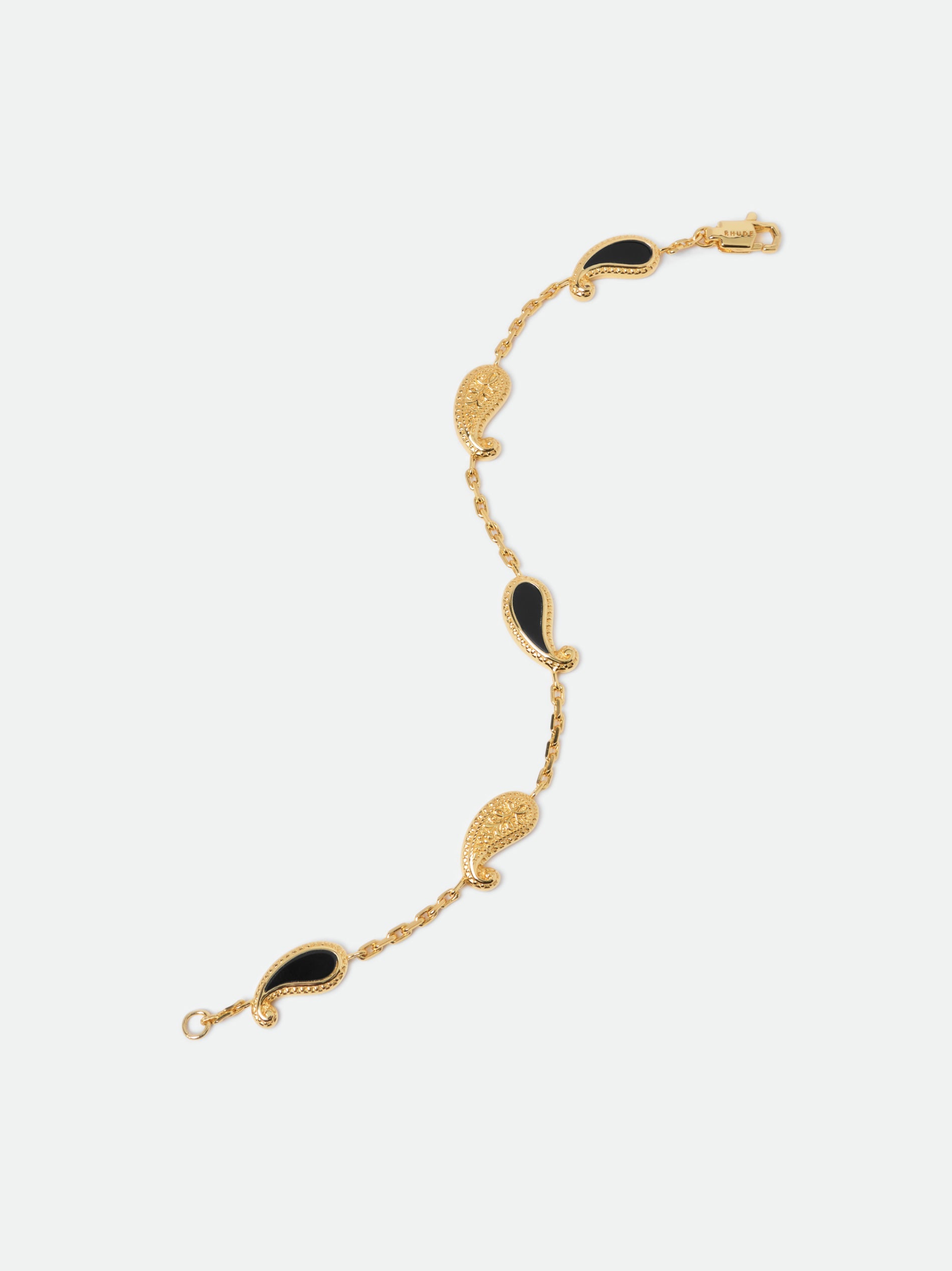 YOU  BRACELET — GOLD/ONYX