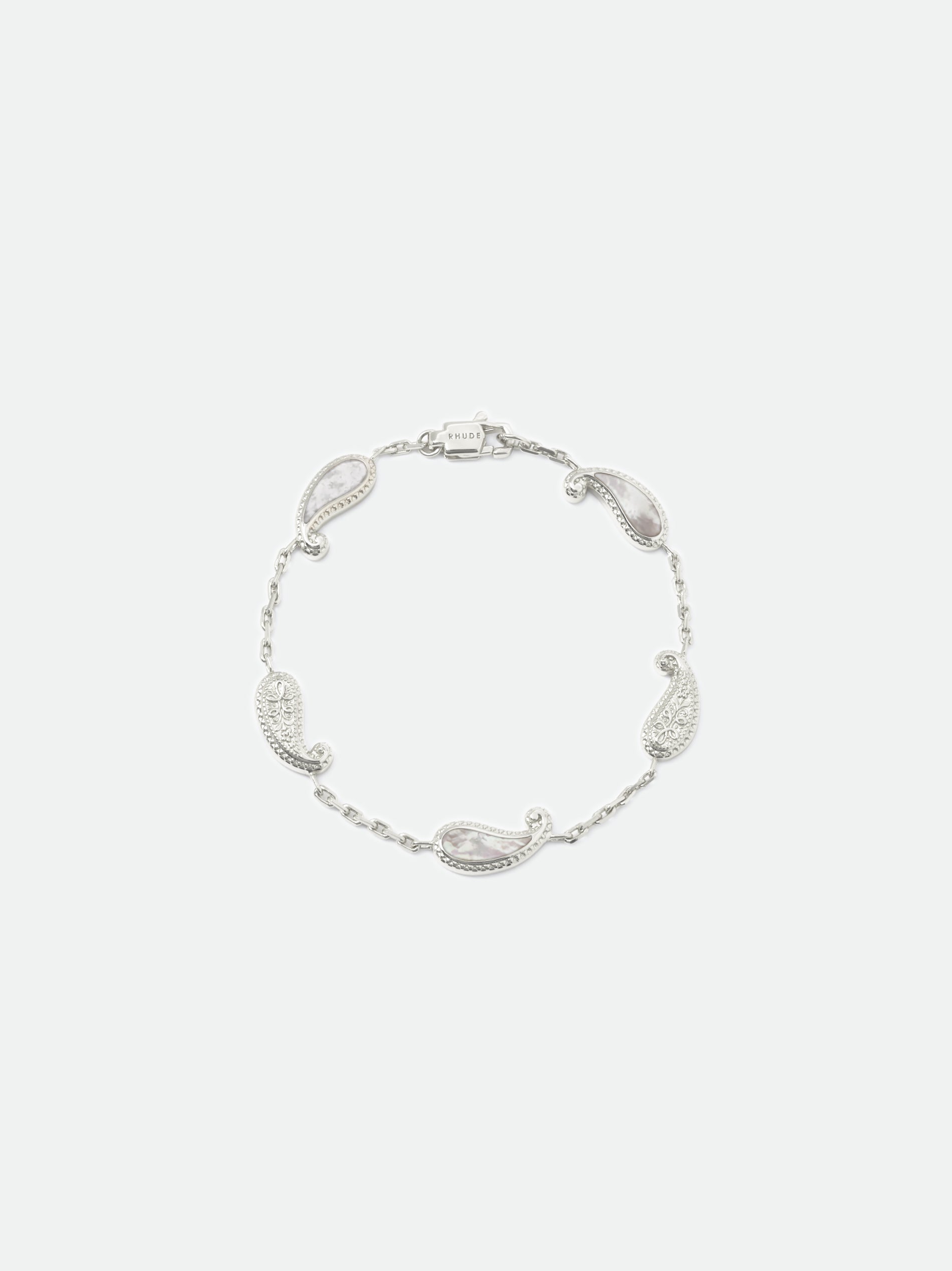 YOU BRACELET — 14K WHITE GOLD/MOTHER OF PEARL